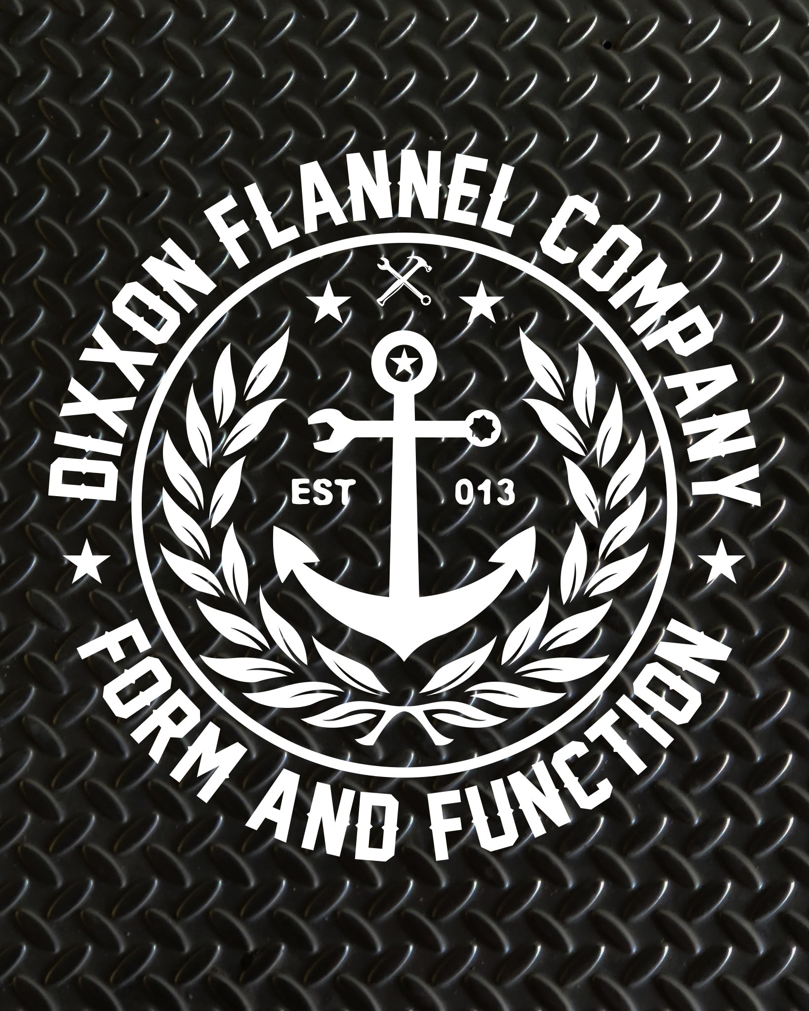 Salty Crest 12" Die Cut Sticker