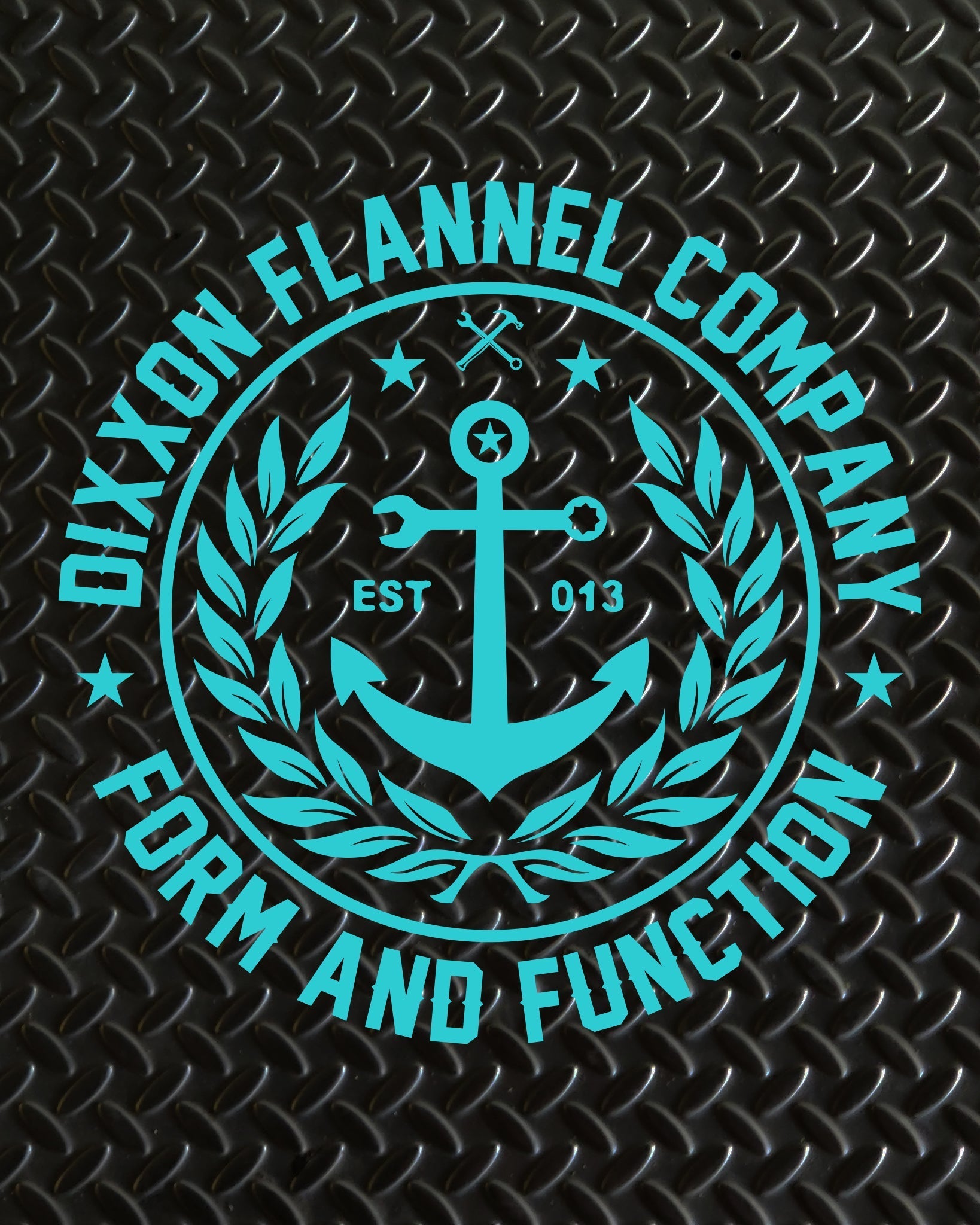 Salty Crest 12" Die Cut Sticker