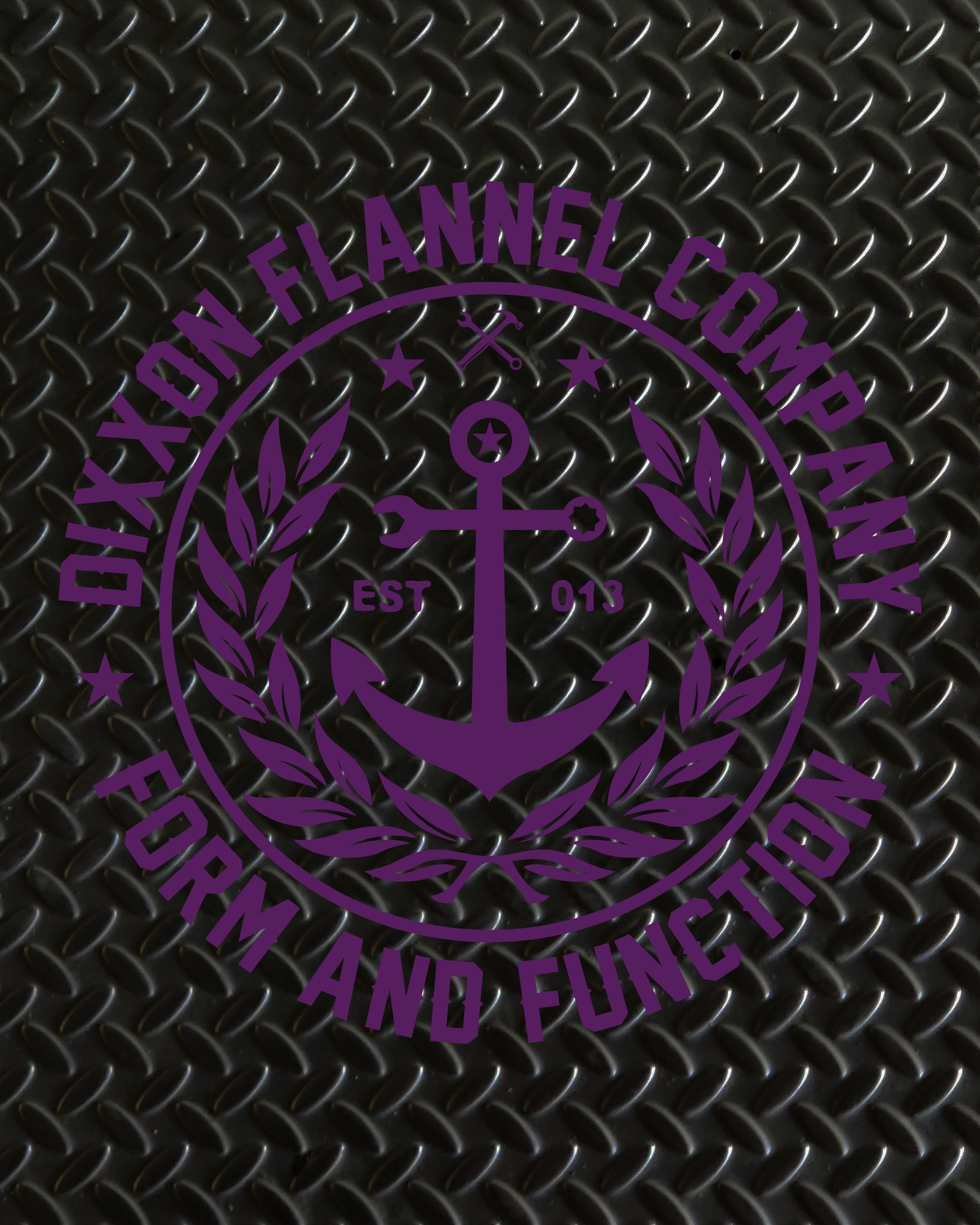 Salty Crest 12" Die Cut Sticker