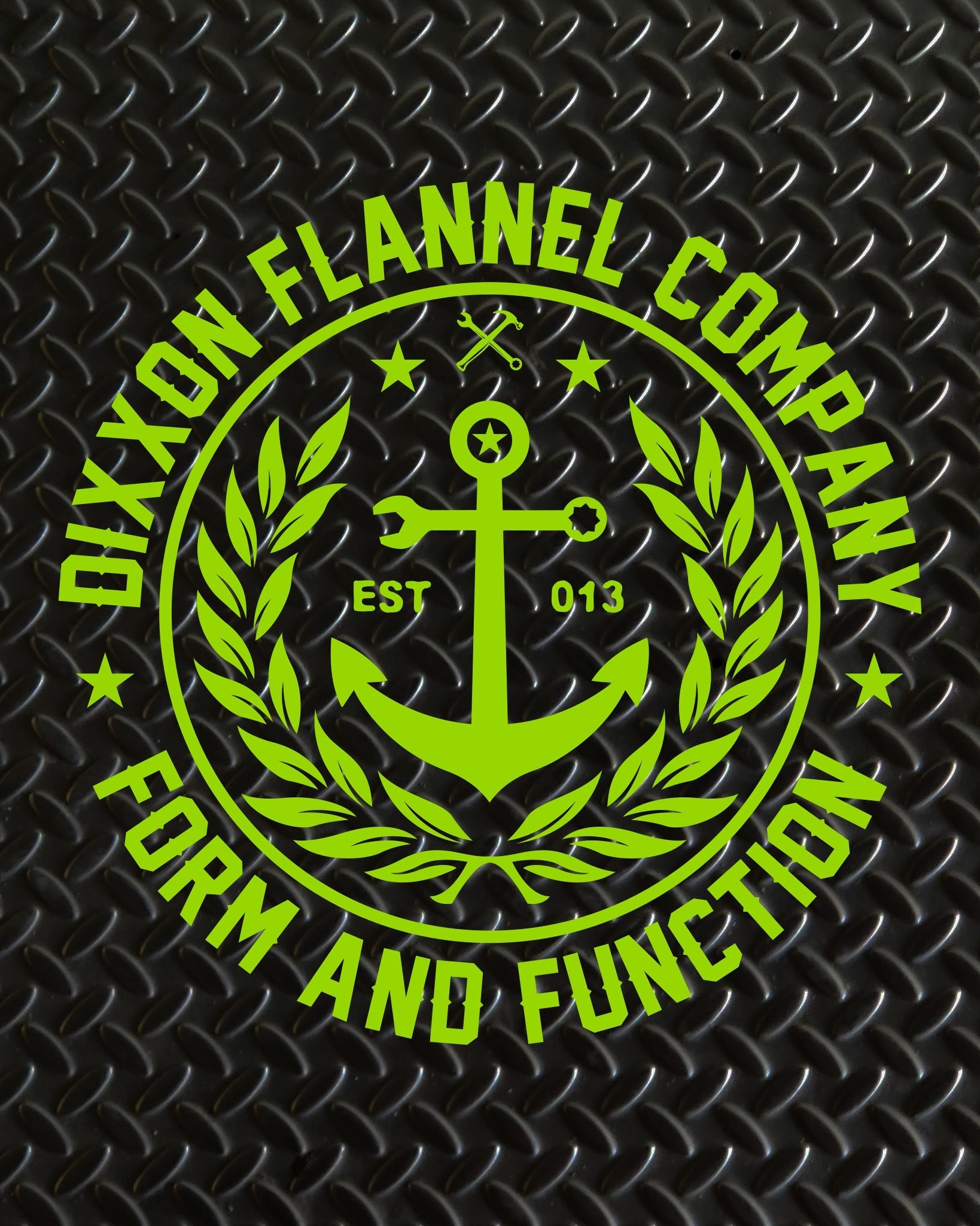 Salty Crest 12" Die Cut Sticker