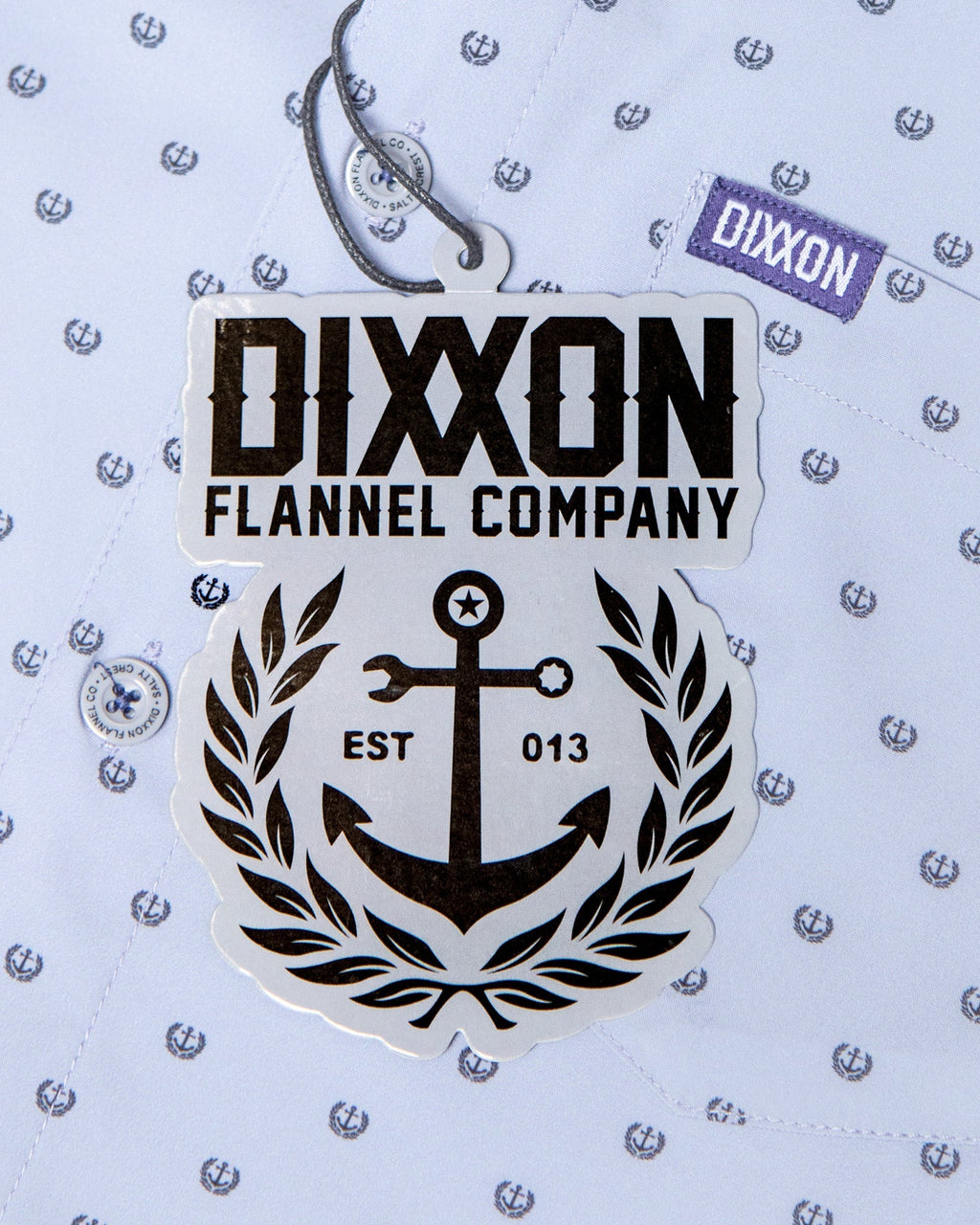 Salty Crest Party Shirt - Gray & Black