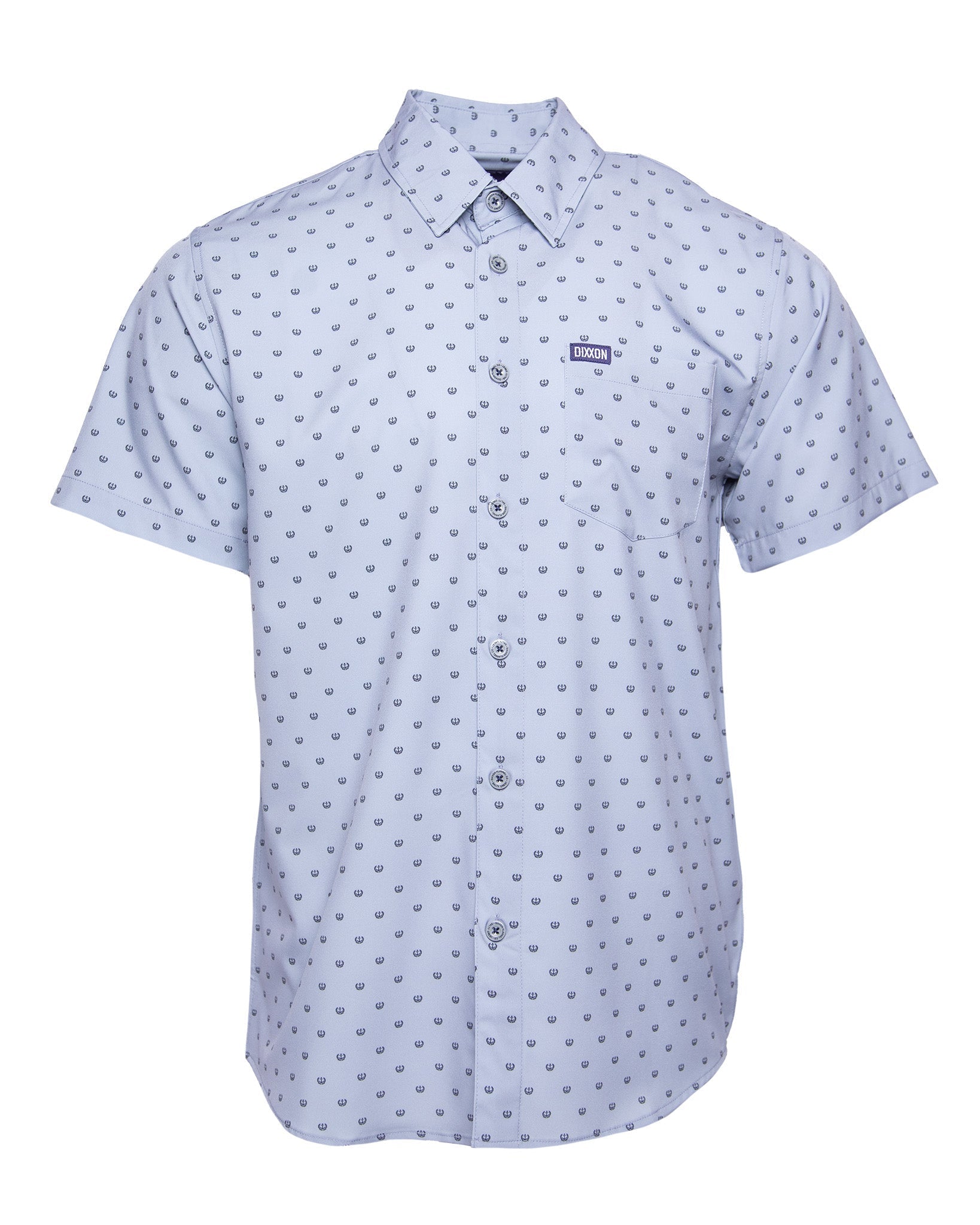 Salty Crest Party Shirt - Gray & Black