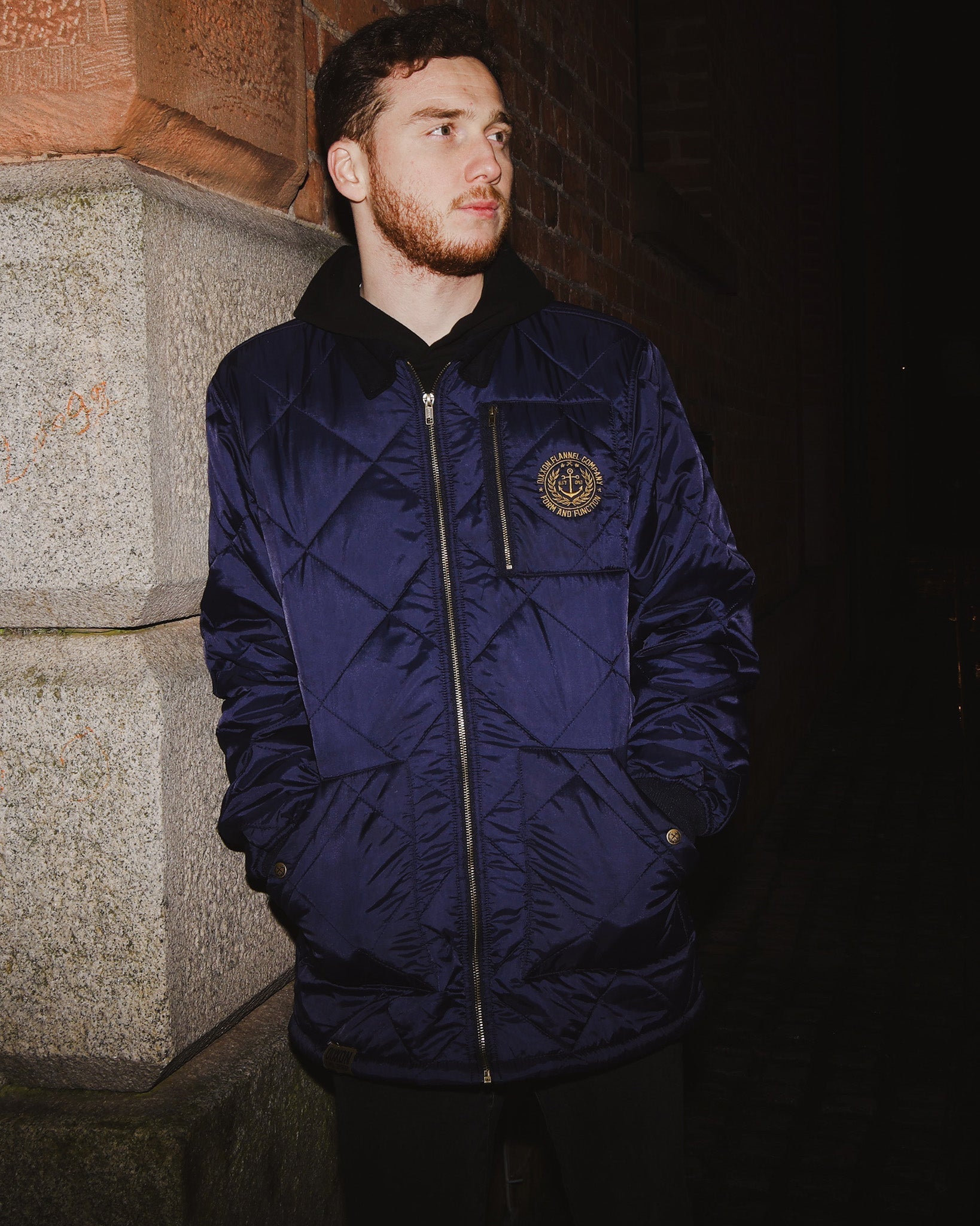 Salty Diamond Stitch Quilted Jacket