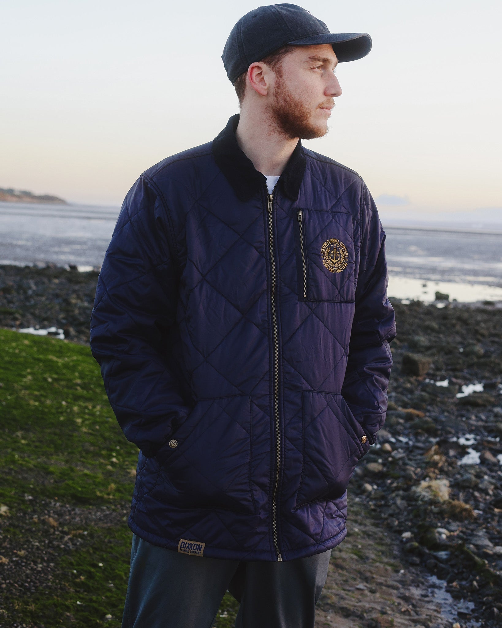 Salty Diamond Stitch Quilted Jacket