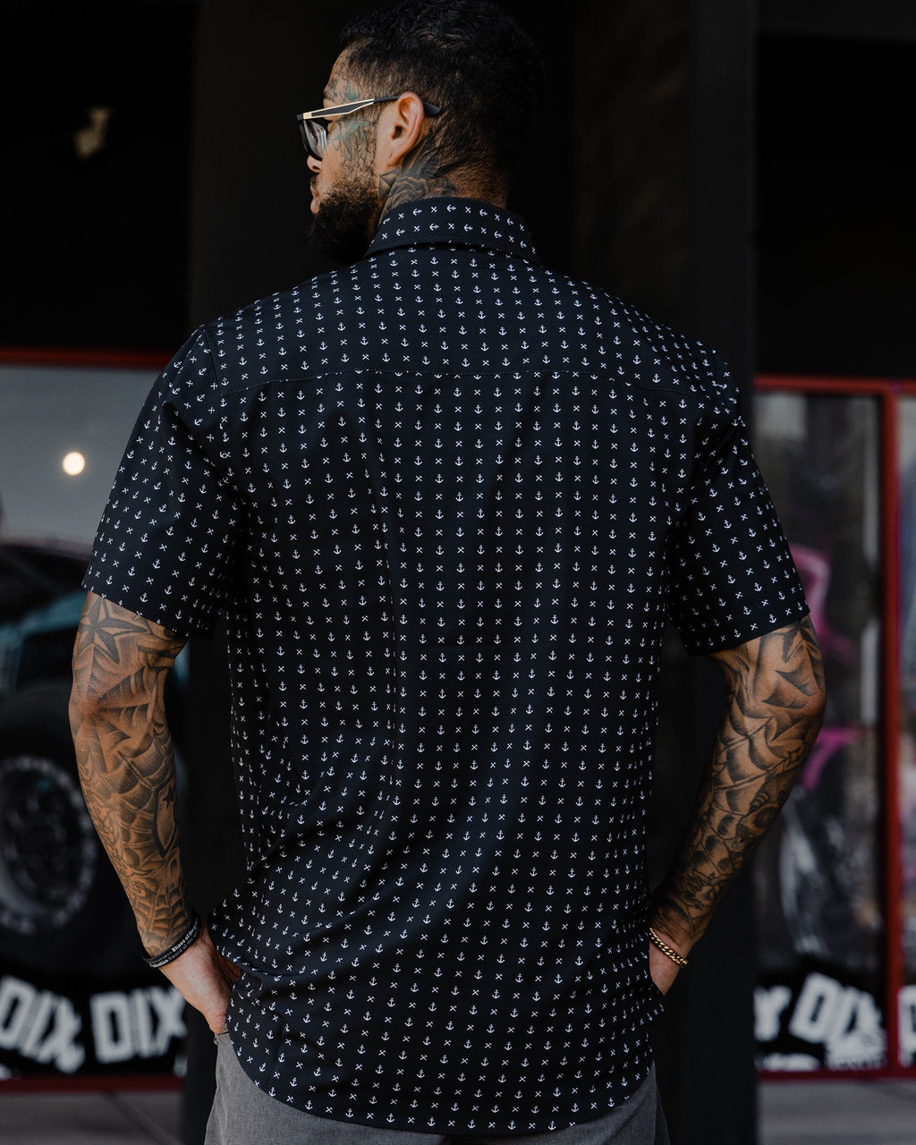 Salty Dog Party Shirt - Black & White