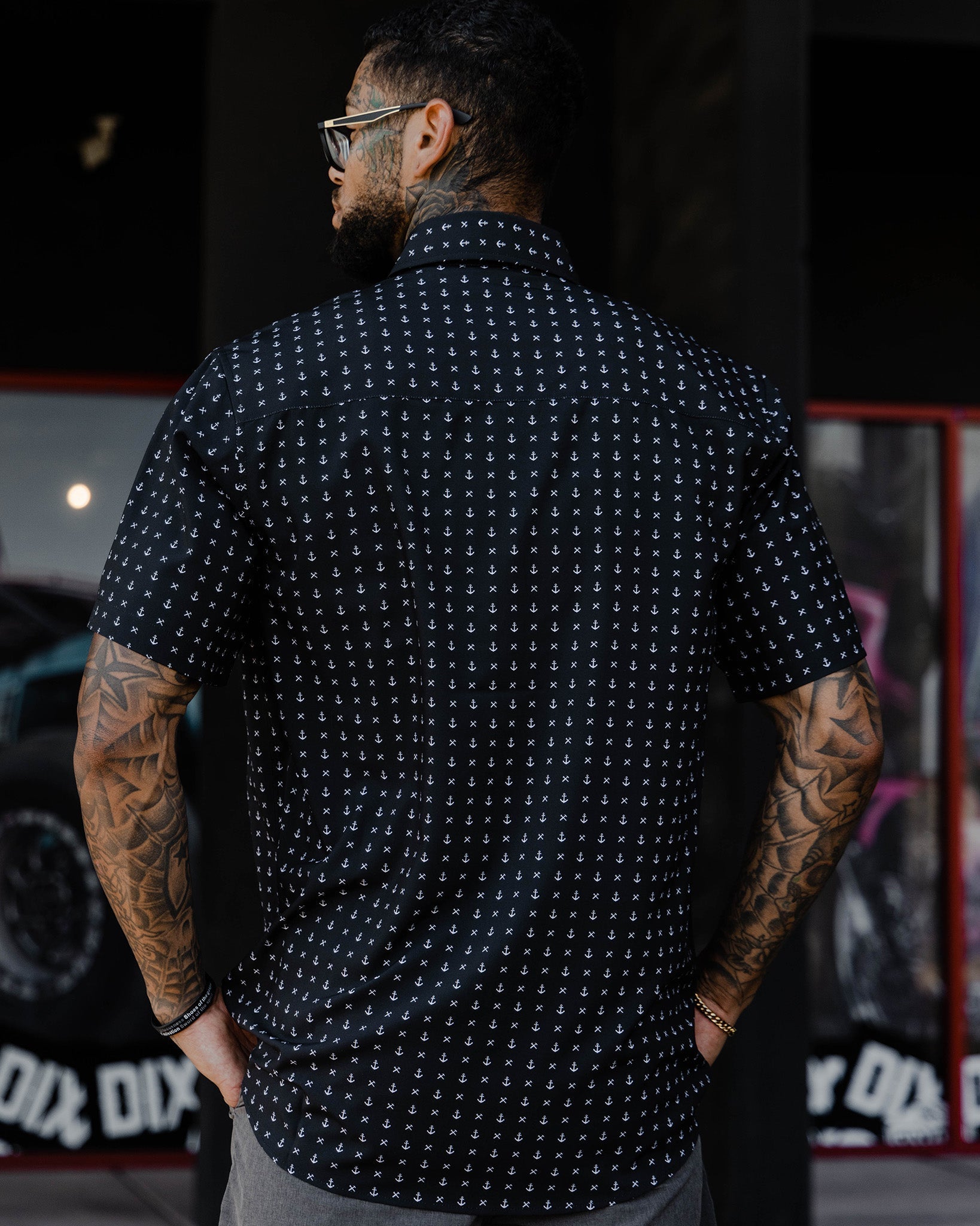 Salty Dog Party Shirt - Black & White