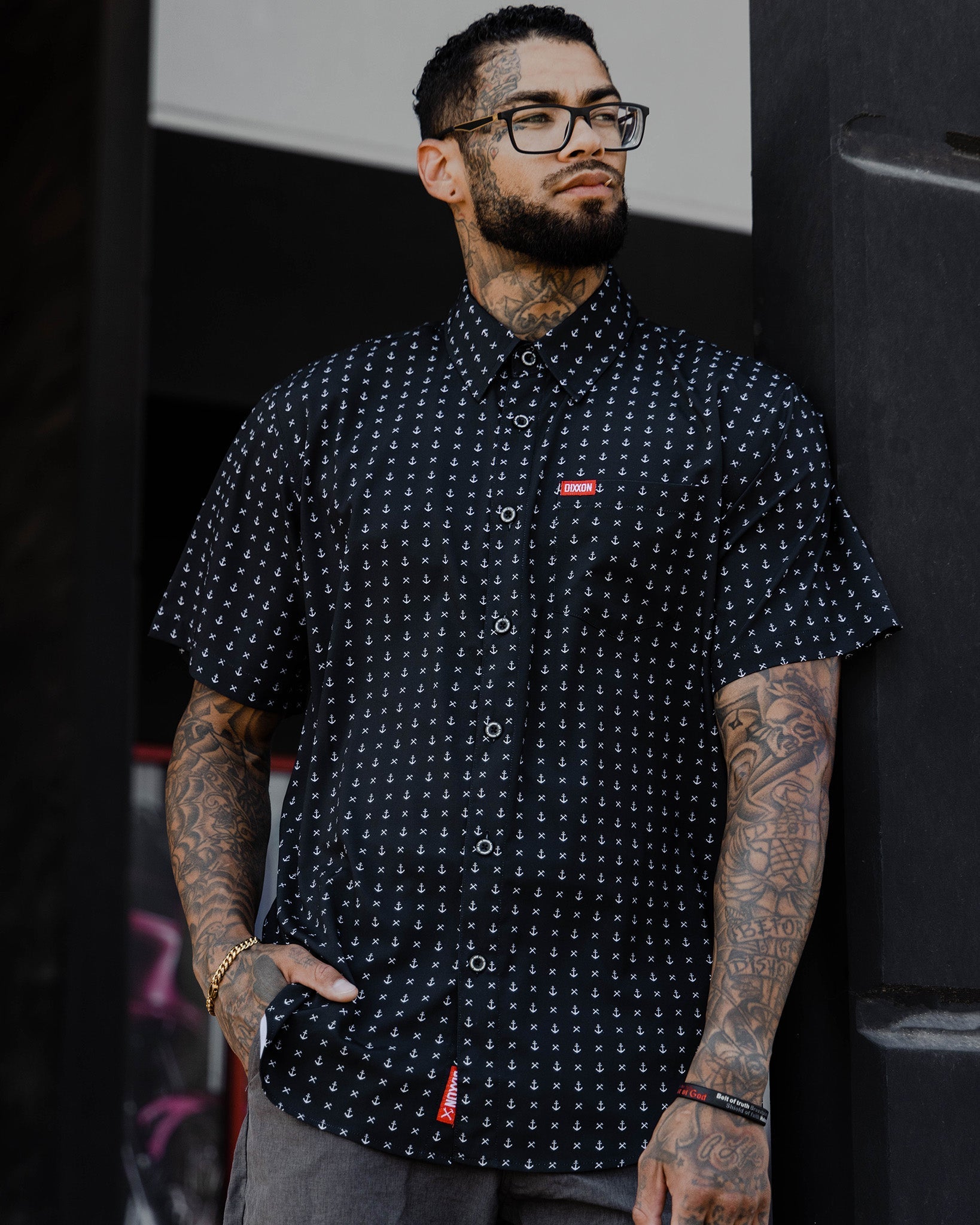 Salty Dog Party Shirt - Black & White