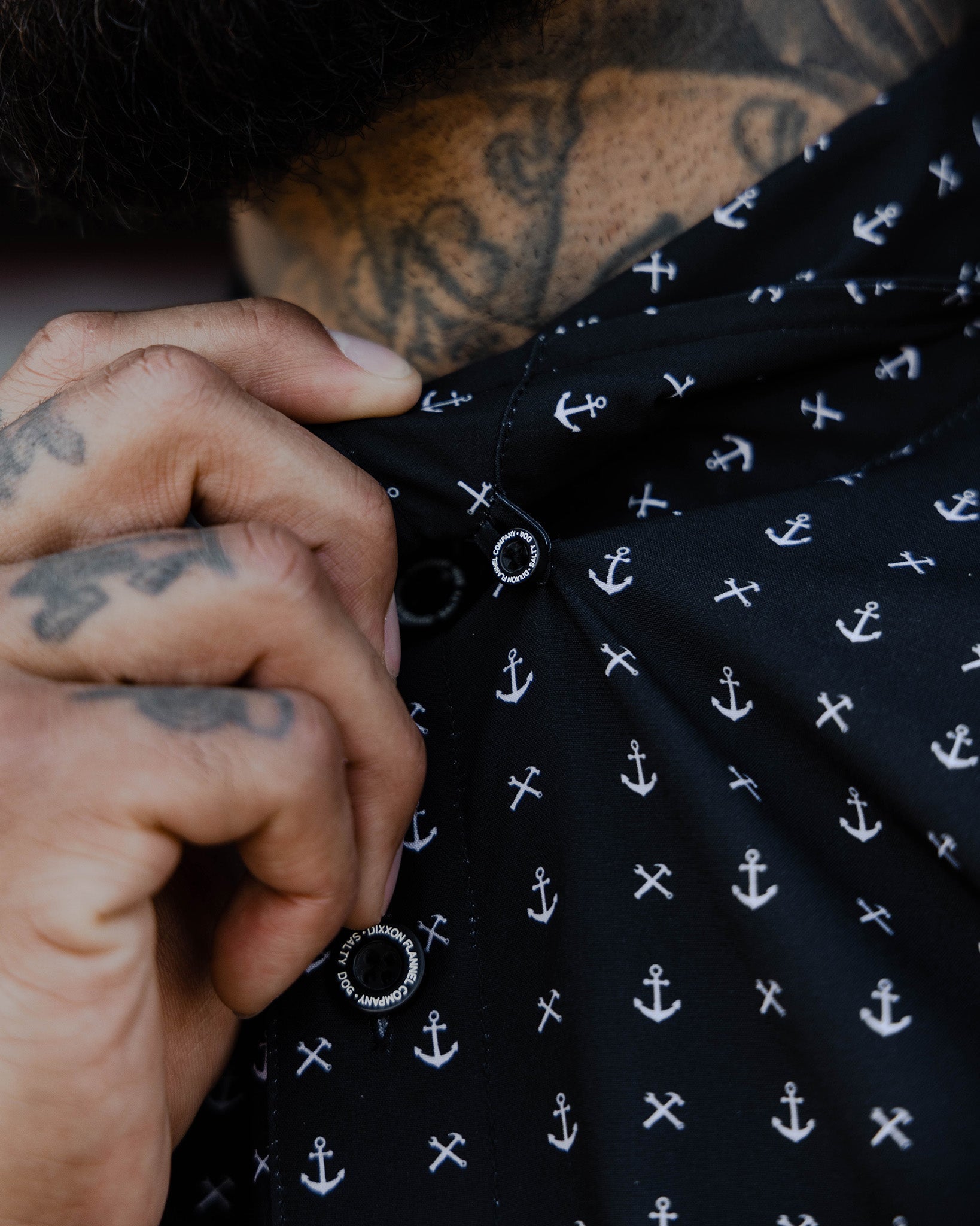 Salty Dog Party Shirt - Black & White