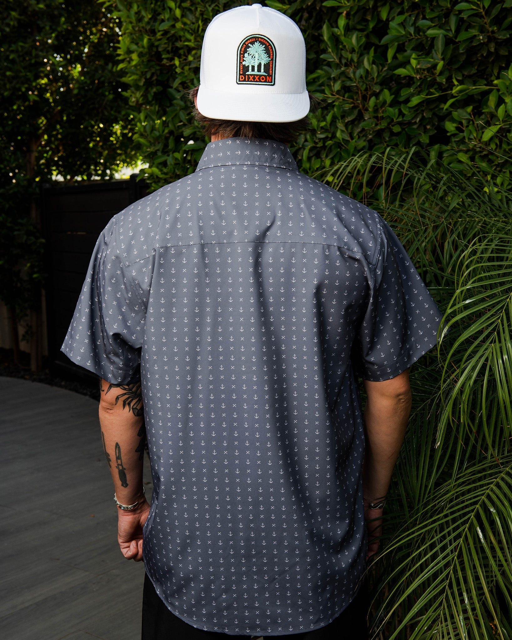 Salty Dog Party Shirt - Gray & White