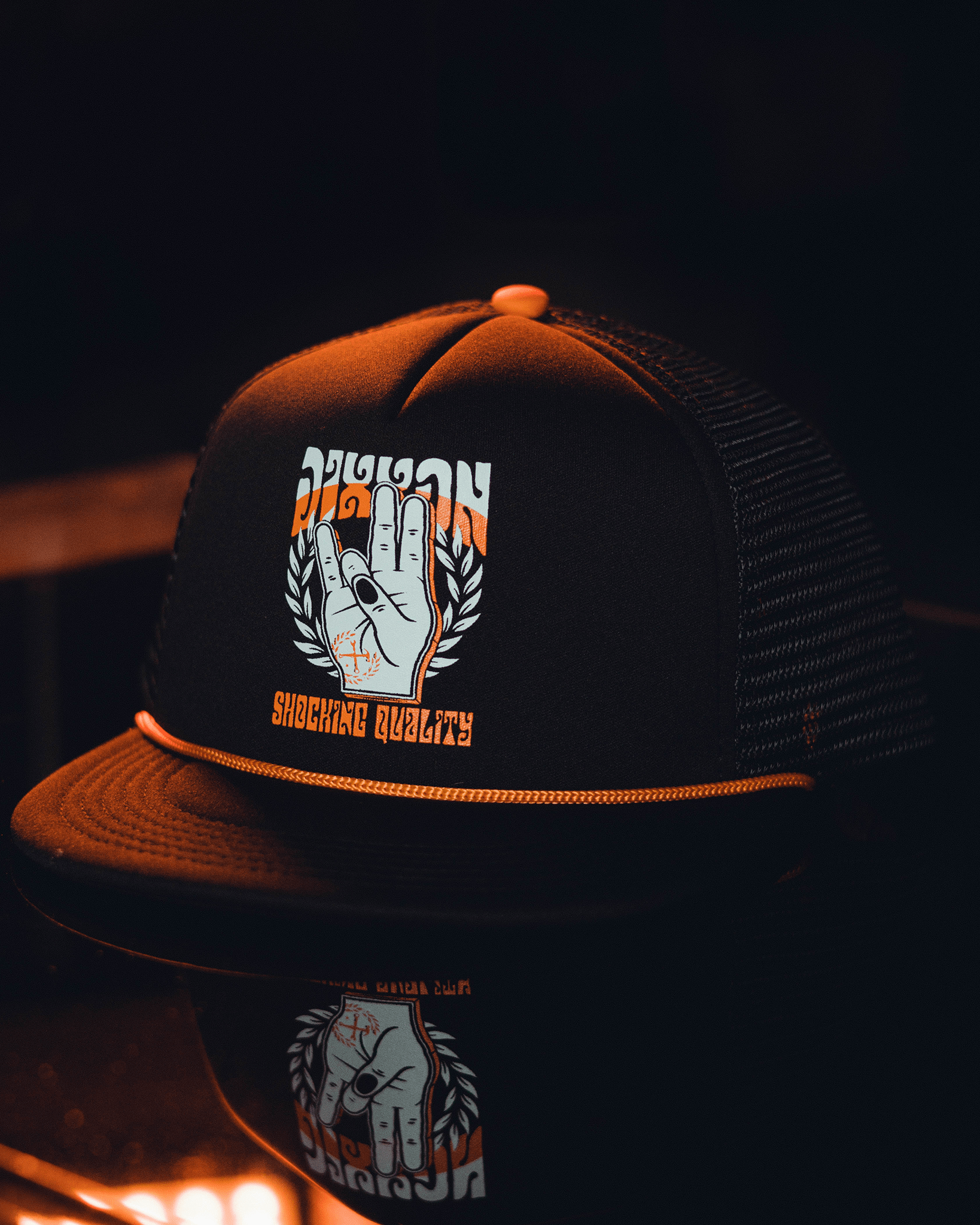 Shocker Flat Bill Foam Trucker Snapback