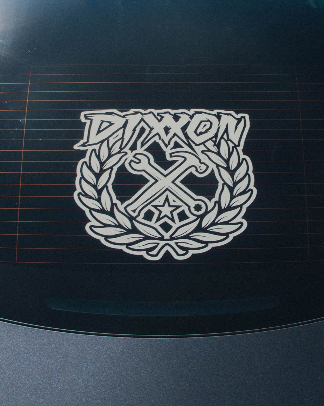 Party Crest Die Cut Sticker - 14"