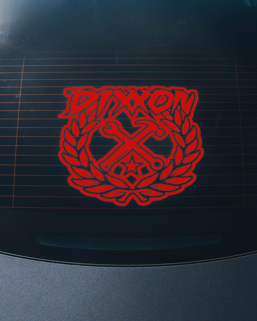 Party Crest Die Cut Sticker - 14"