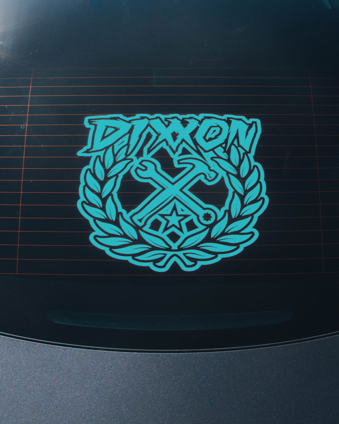 Party Crest Die Cut Sticker - 14"