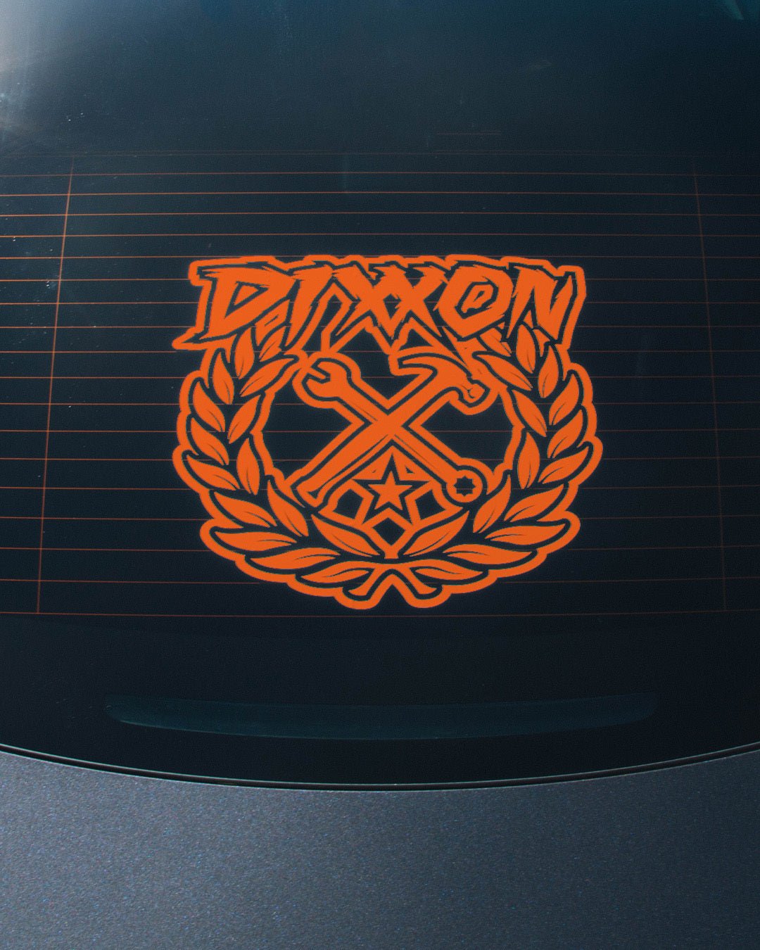 Party Crest Die Cut Sticker - 14"