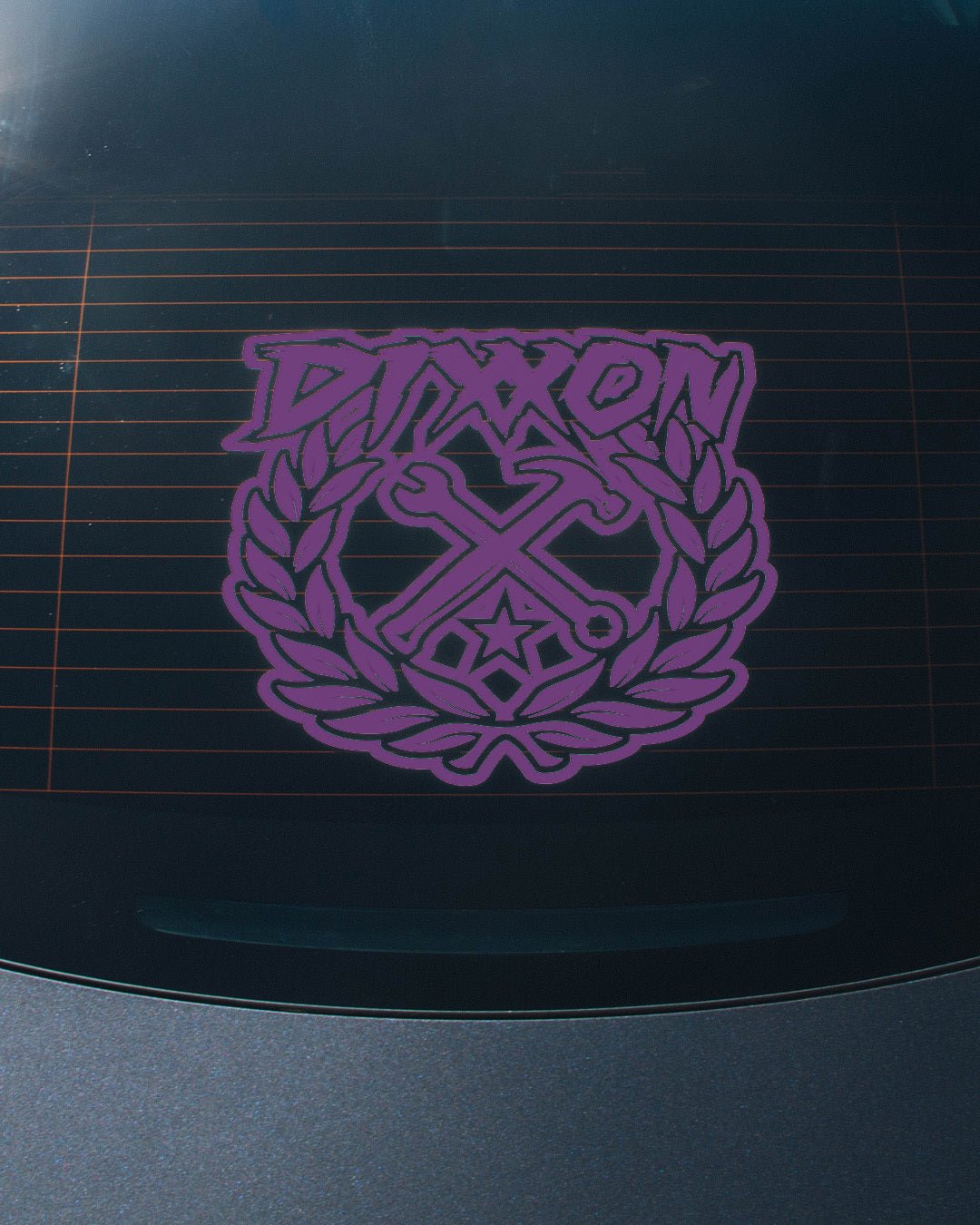 Party Crest Die Cut Sticker - 14"