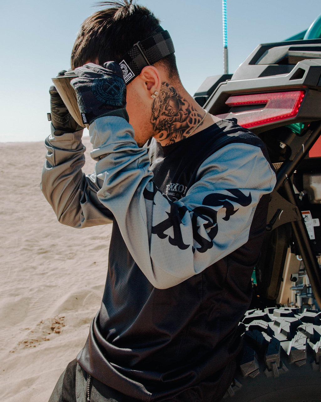 Slugger Offroad / MX Jersey - Black & Gray