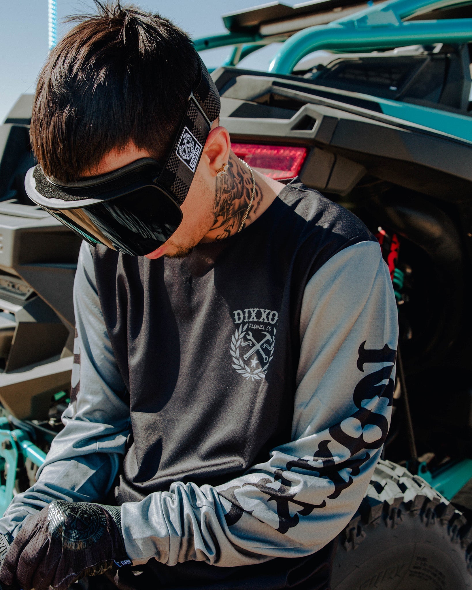 Slugger Offroad / MX Jersey - Black & Gray