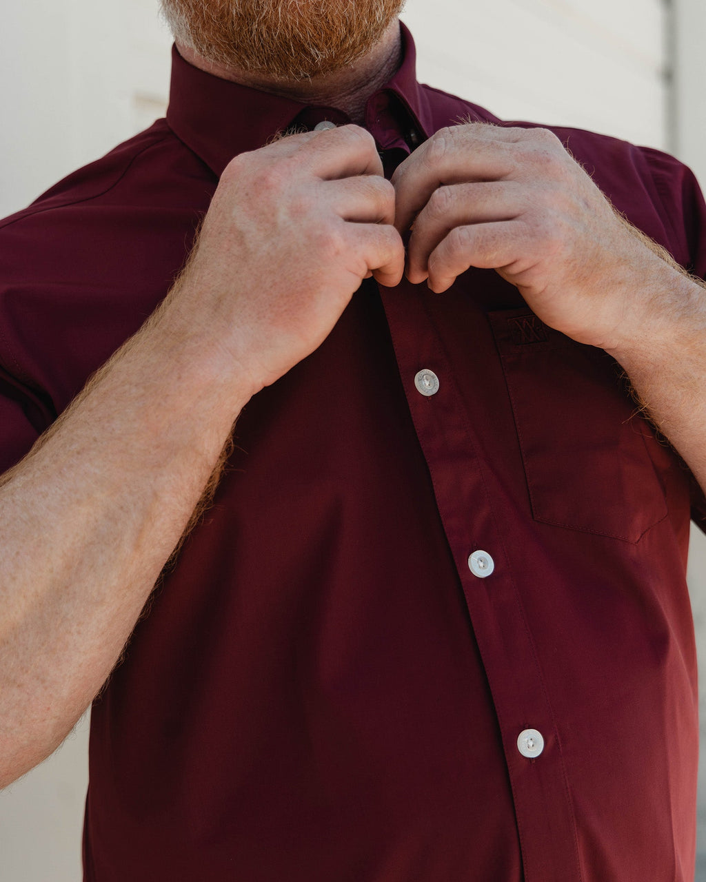 Solid Bamboo Short Sleeve 2.0 - Maroon