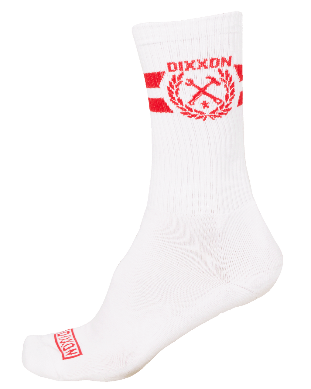 Stay Humble Premium Crew Socks - White & Red