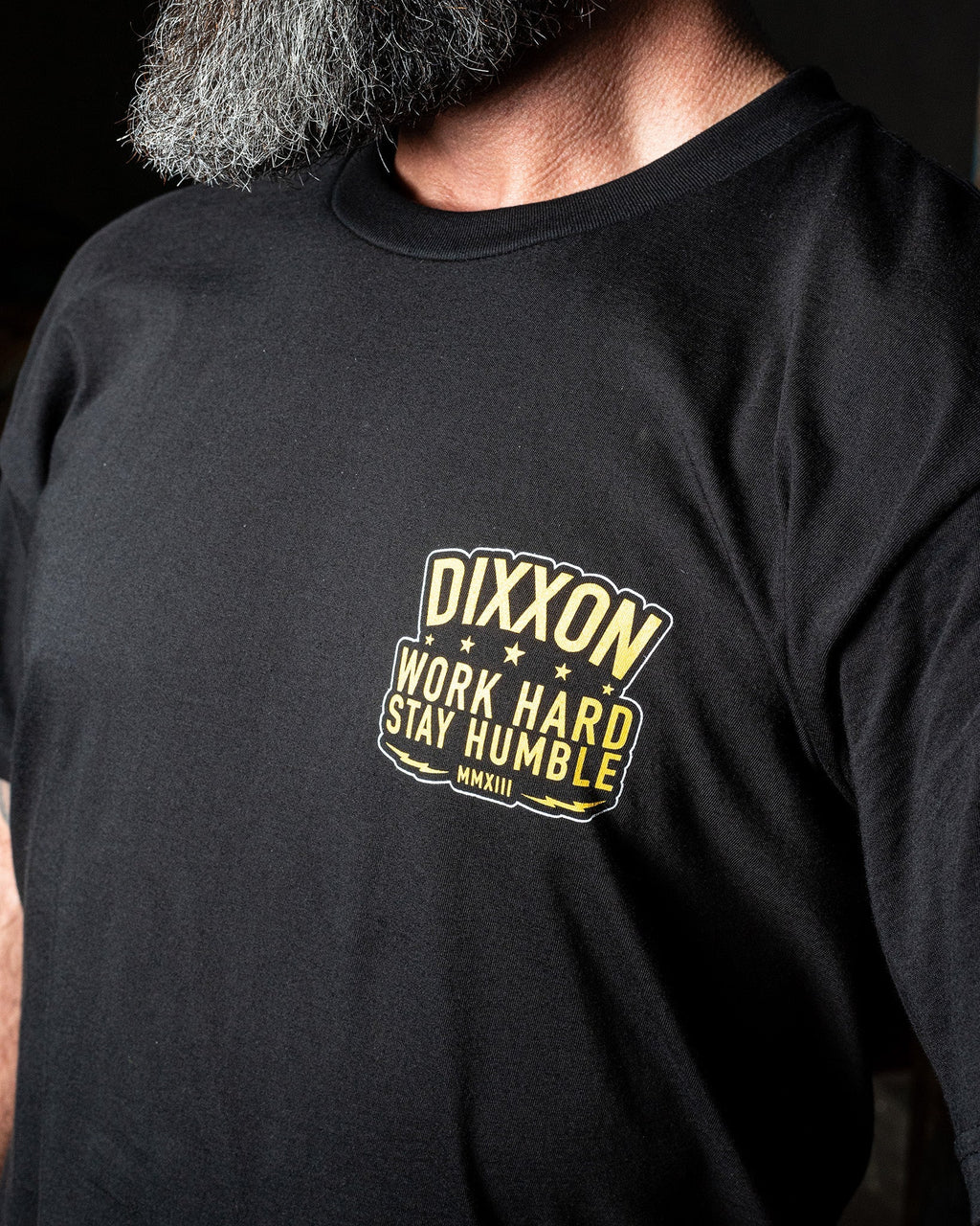 Stay Humble T-Shirt - Black & Yellow