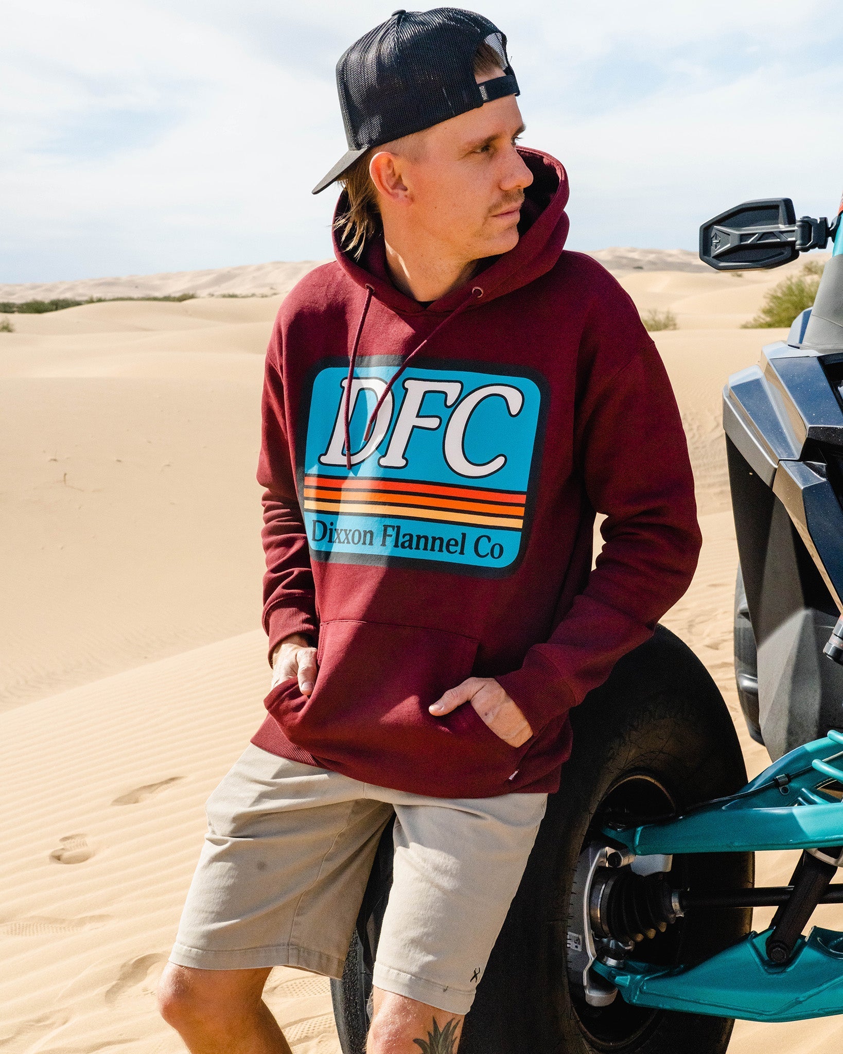 Steeze Pullover Hoodie - Maroon