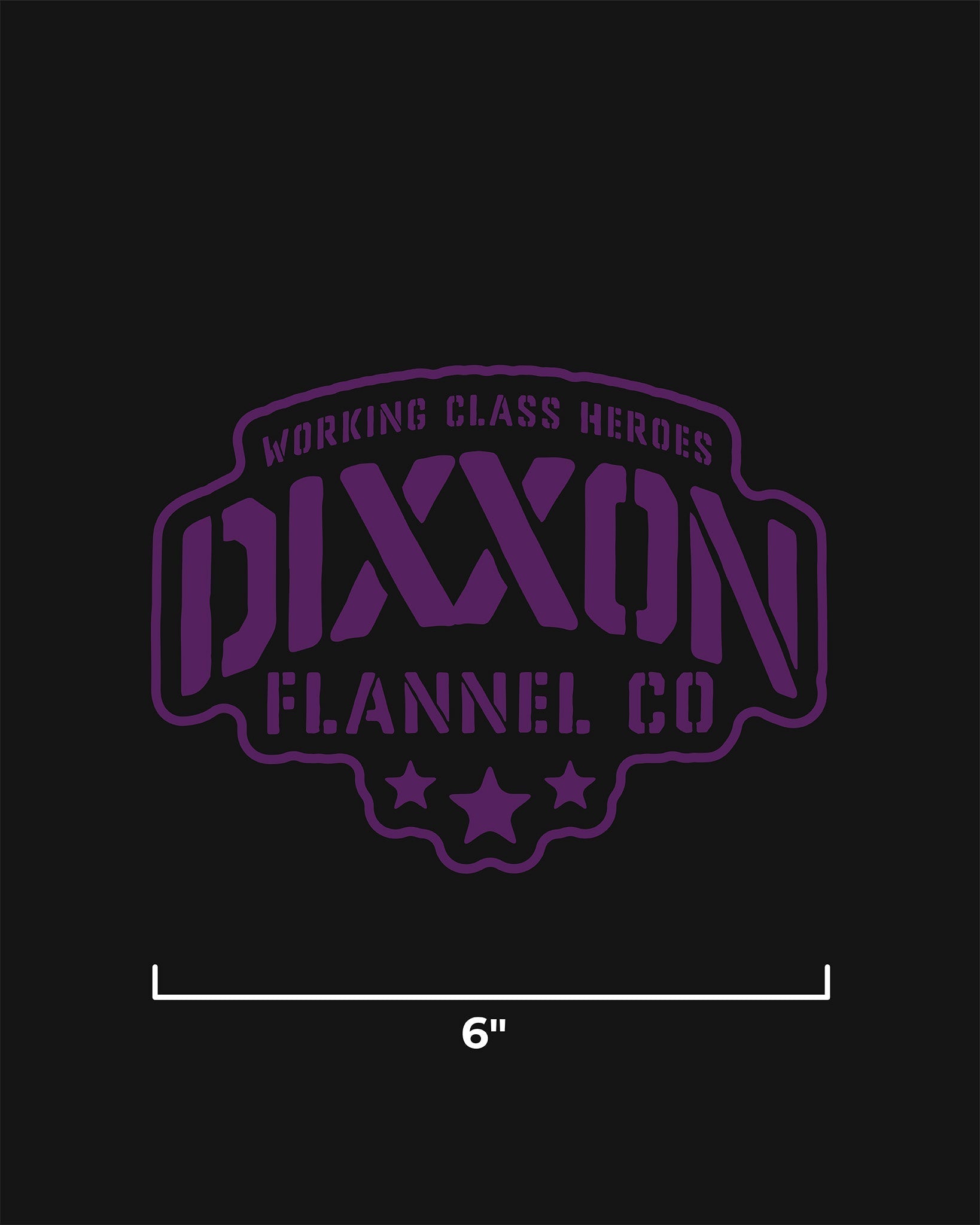 Stencil 6" Die Cut Sticker