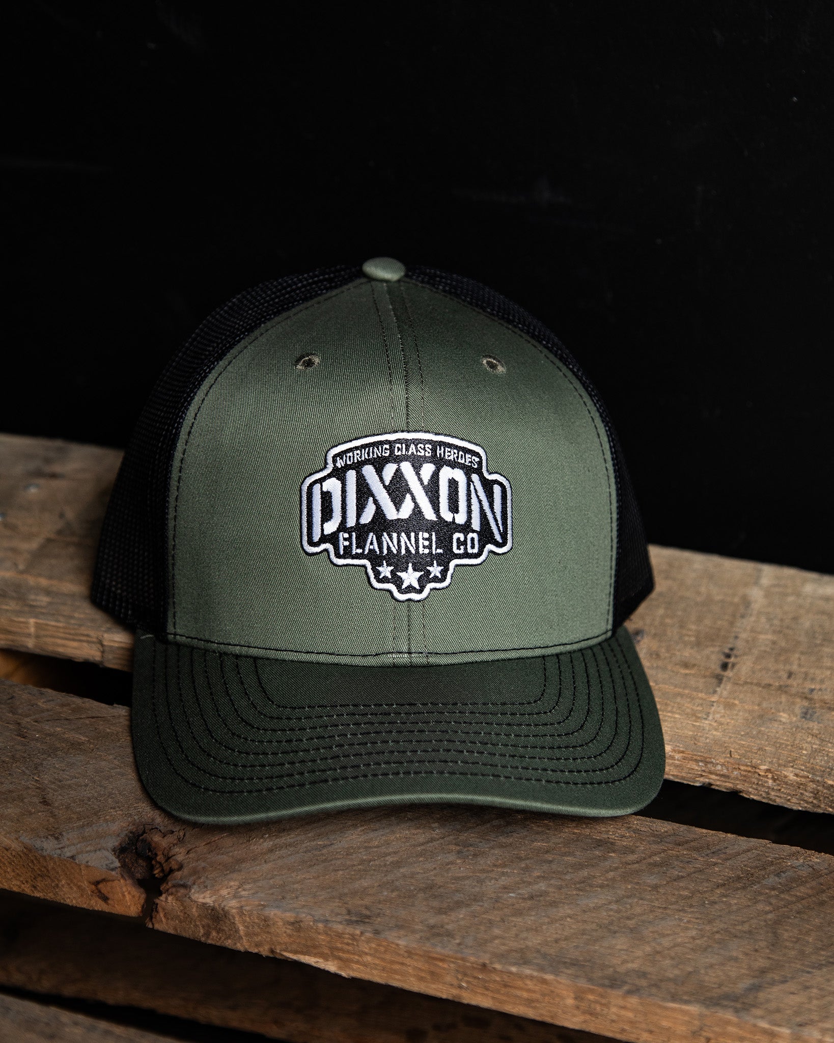 Stencil Logo Curved Bill Trucker Snapback