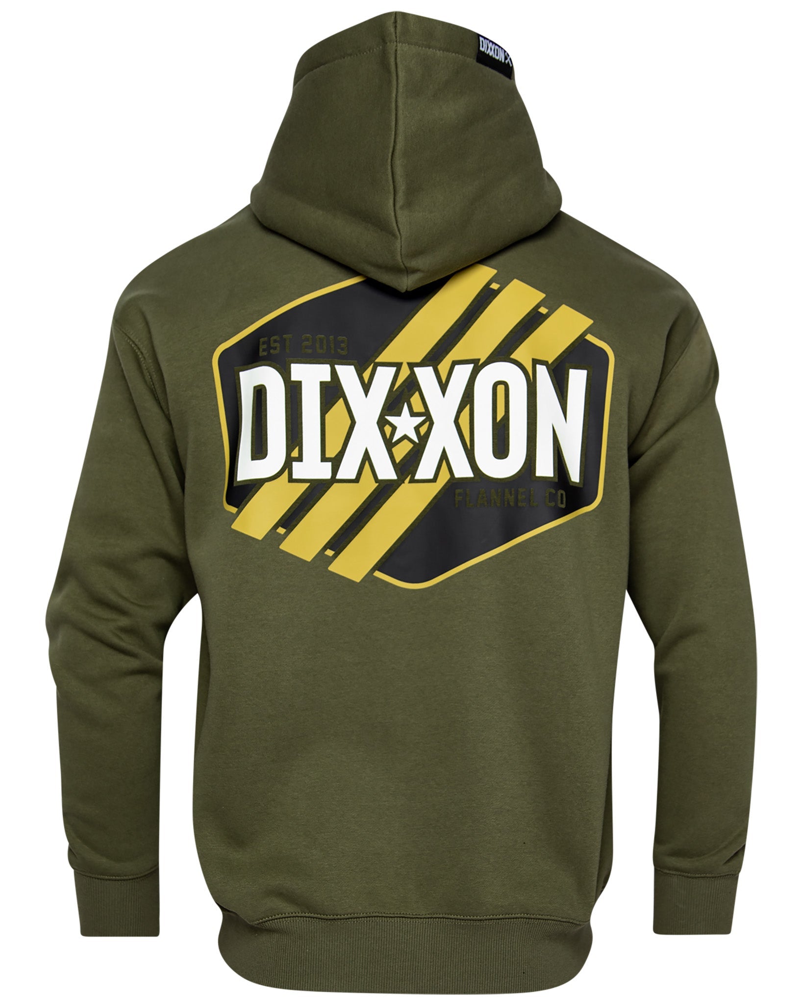 Tactical Badge Zip Up Hoodie - O.D. Green