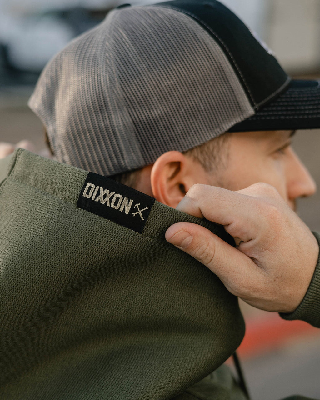 Tan Corpo Pullover Hoodie - O.D. Green