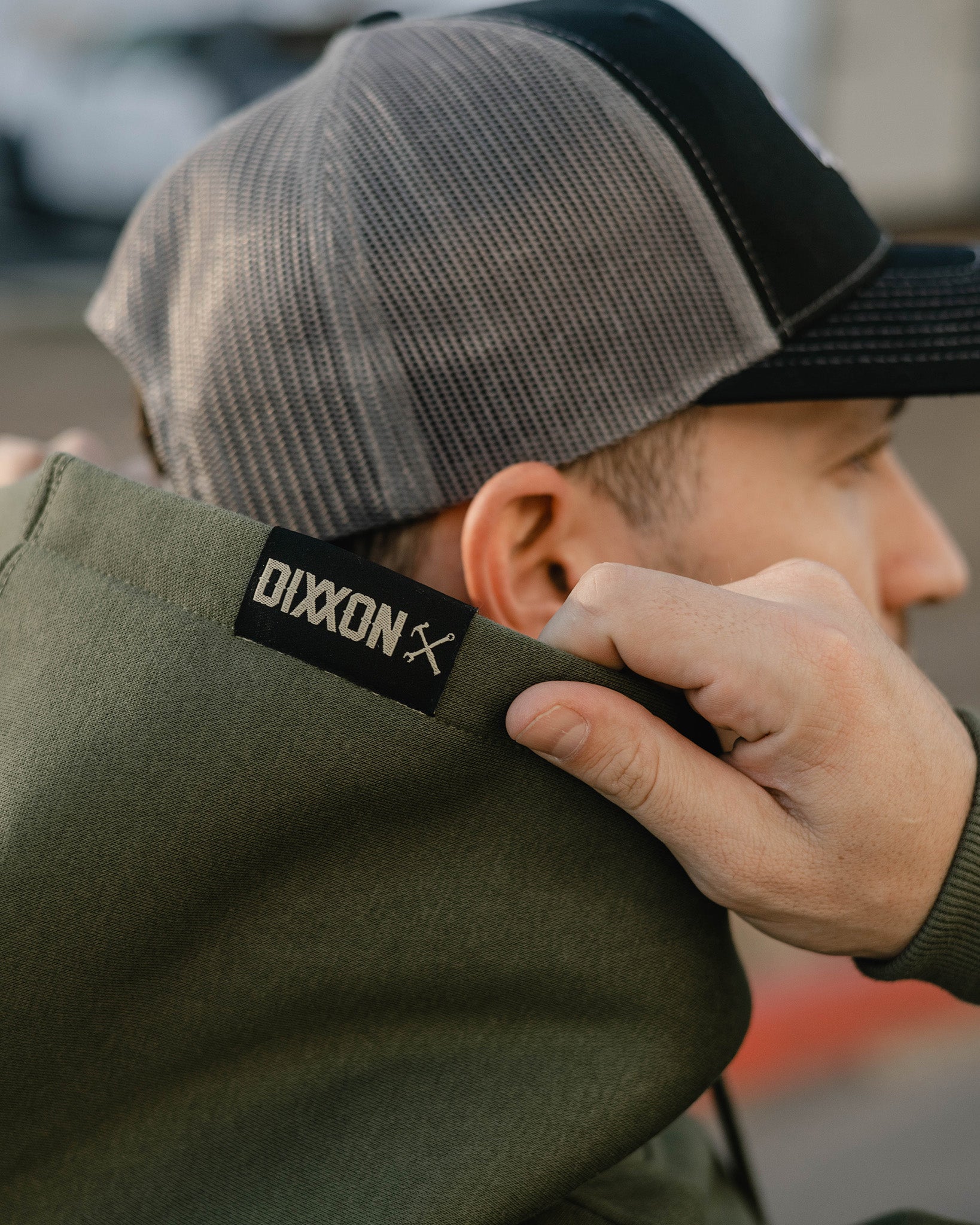 Tan Corpo Pullover Hoodie - O.D. Green