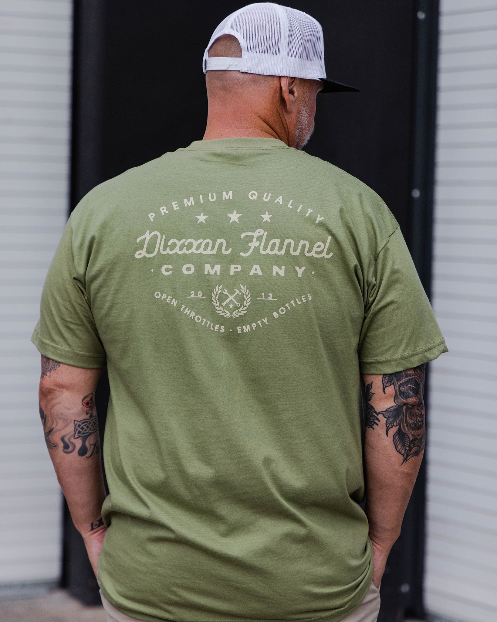 Tan Road Warrior T-Shirt - OD Green