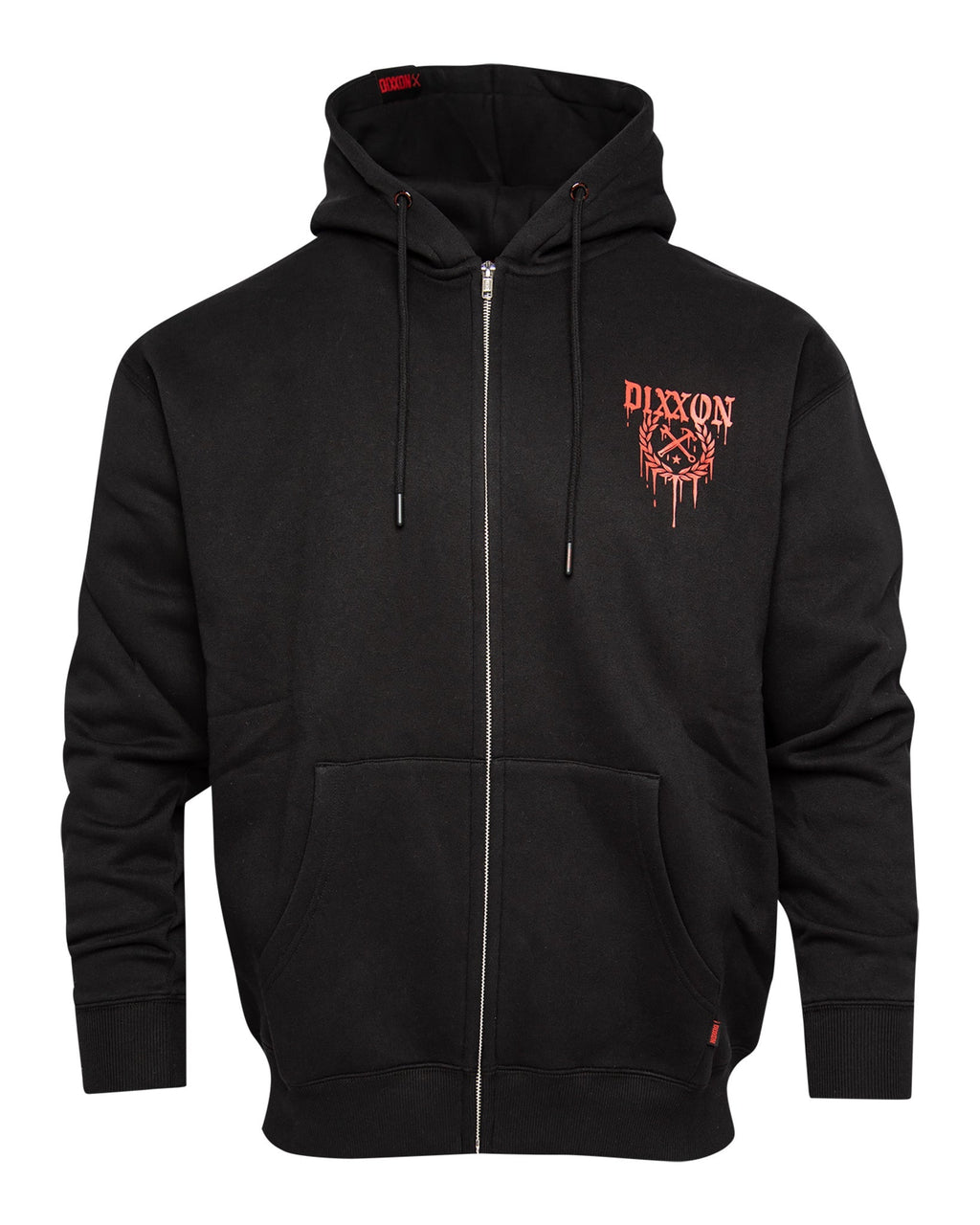 Terror Zip Up Hoodie - Black