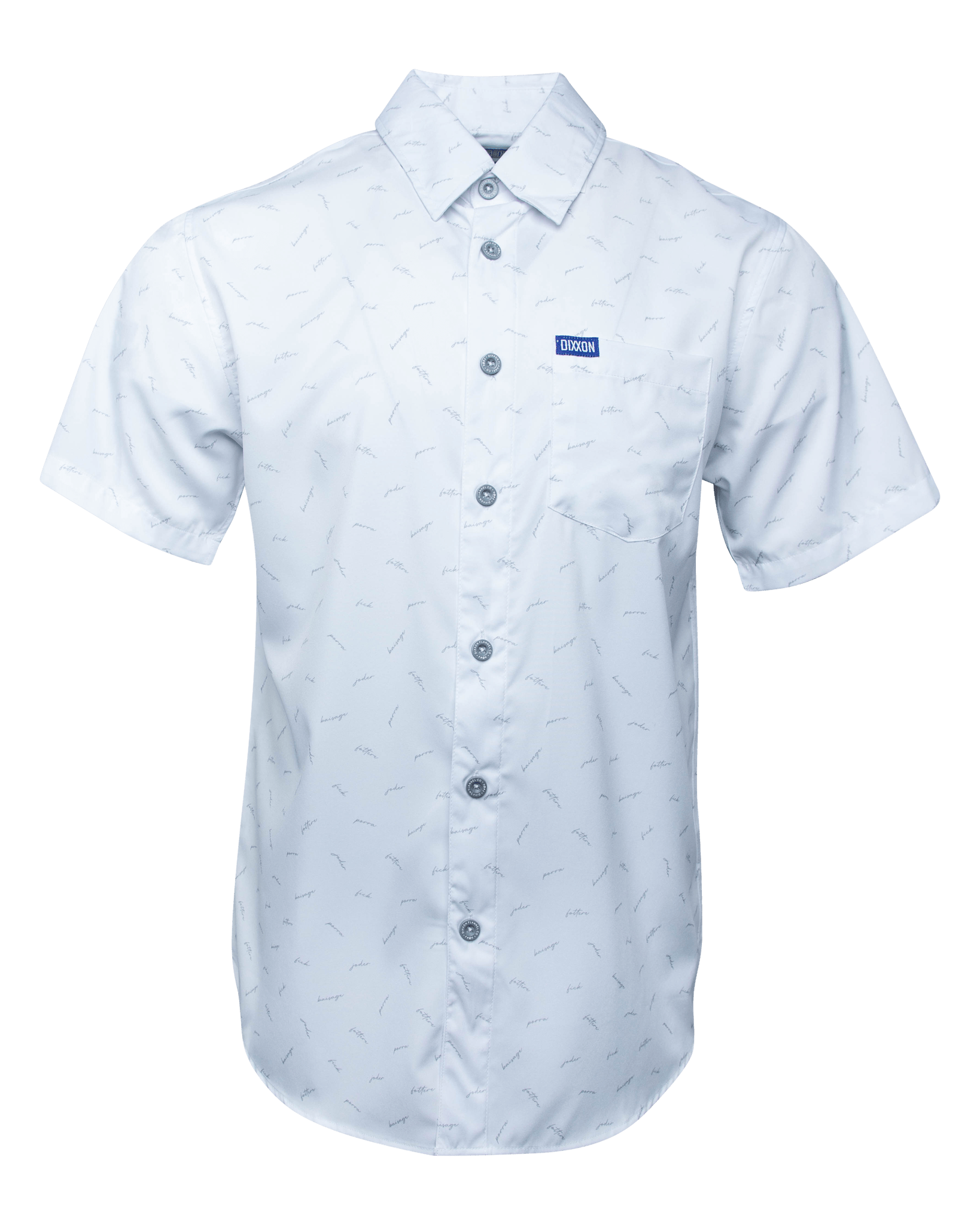 The F Word Party Shirt - White & Gray