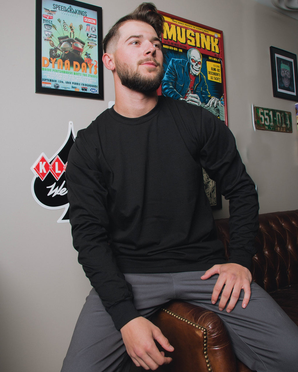 The Perfect Long Sleeve Tee - Black
