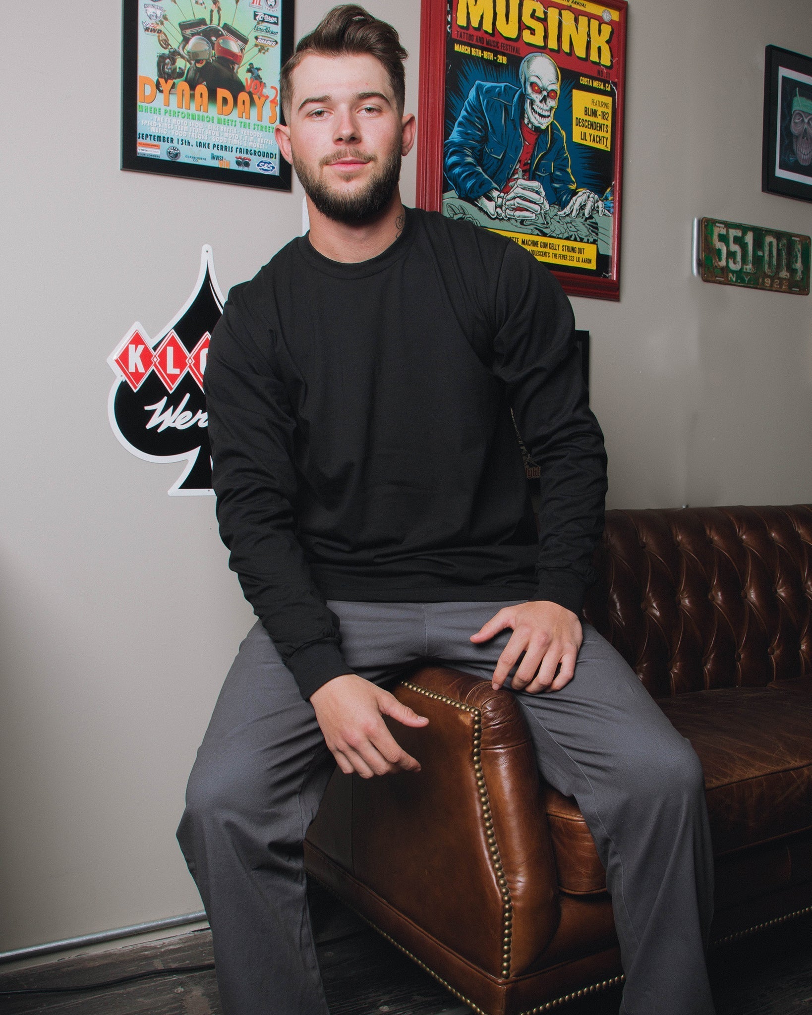 The Perfect Long Sleeve Tee - Black