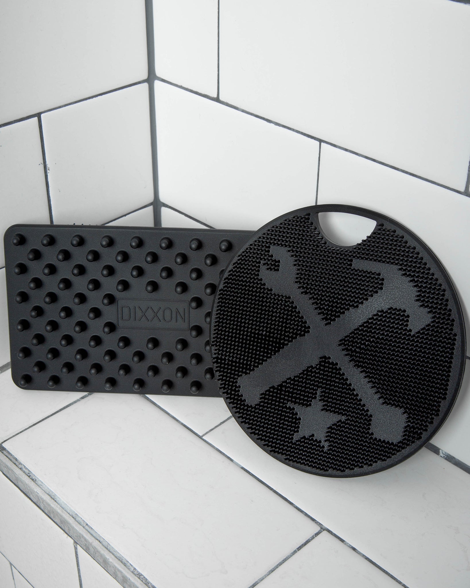 Thick Bristled Rectangular Body Scrubber