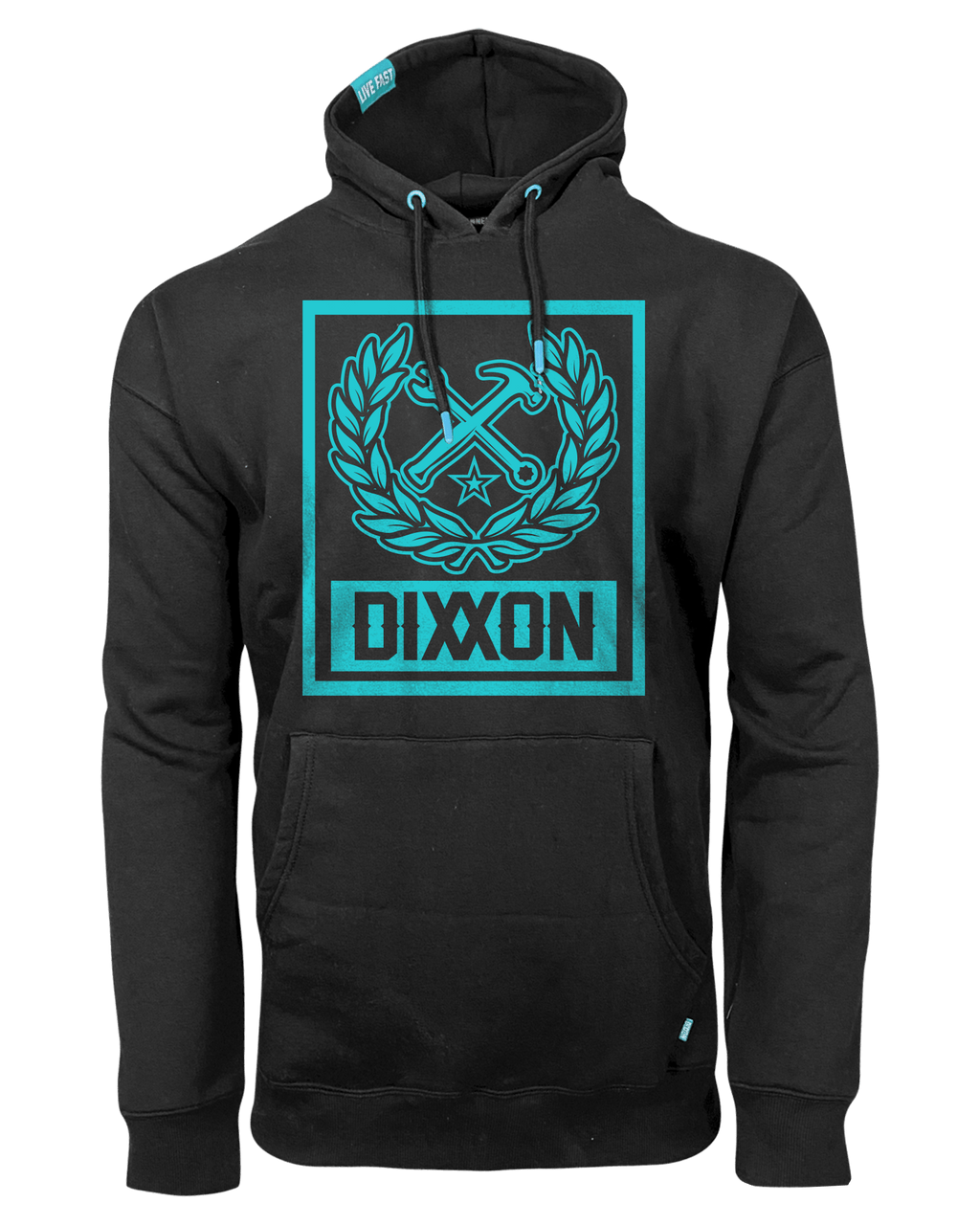 Tiffany Box Crest Pullover Hoodie - Black