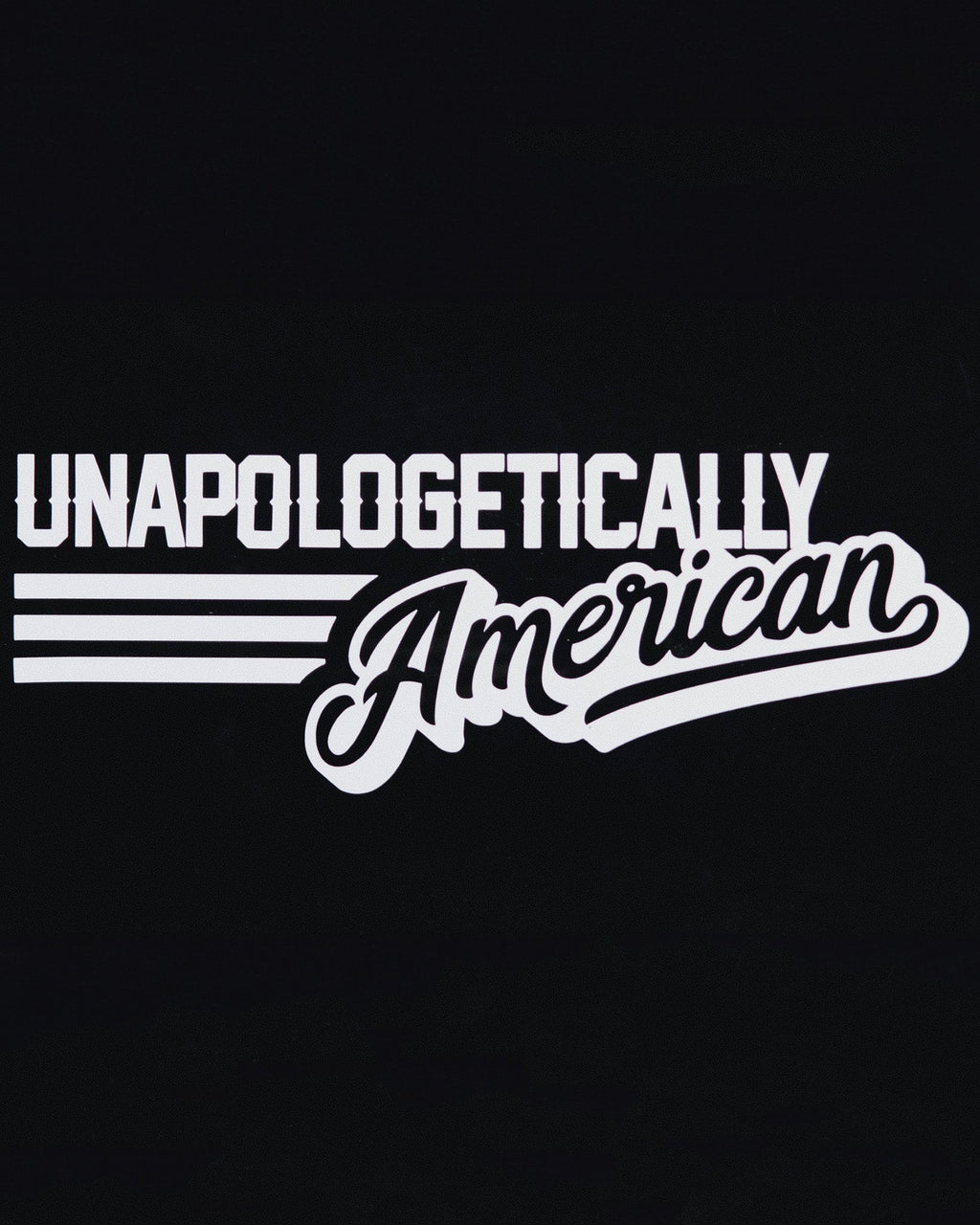 Unapologetically American 12" Die Cut Sticker
