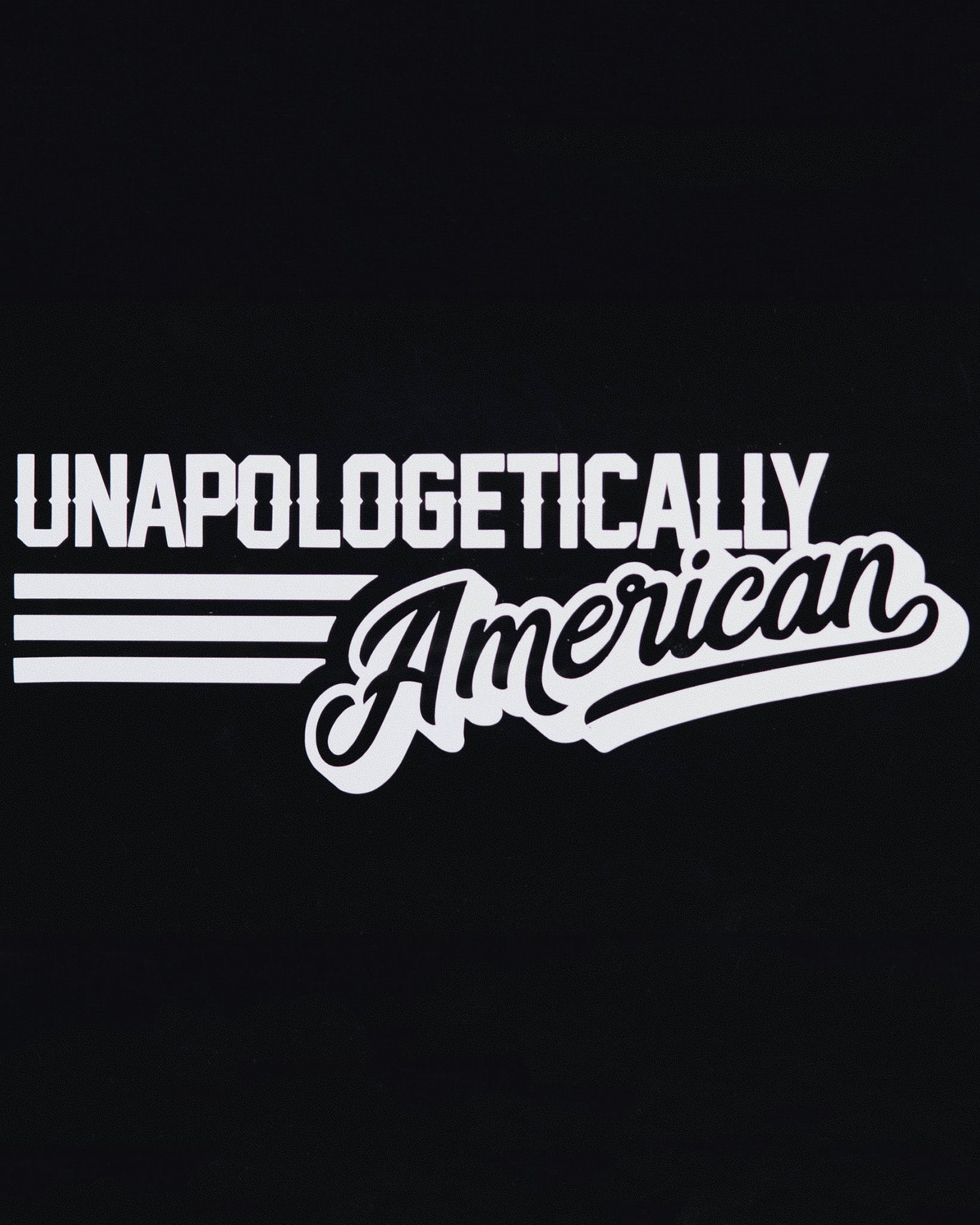 Unapologetically American 12" Die Cut Sticker