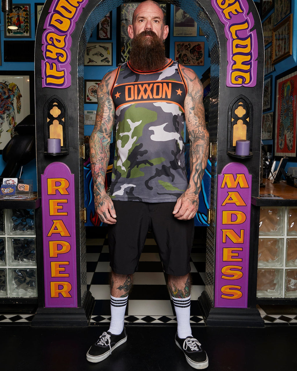 Unapologetically American Jersey - Camo & Orange