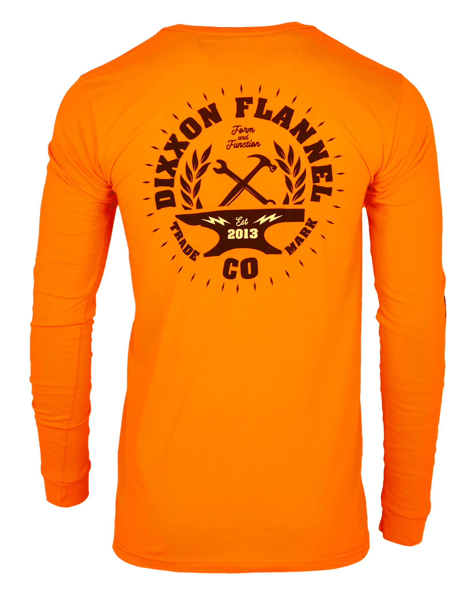 Unite Hi Vis Long Sleeve T-Shirt - Orange