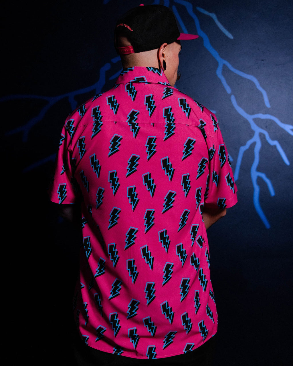 Voltage Party Shirt - Pink & Black