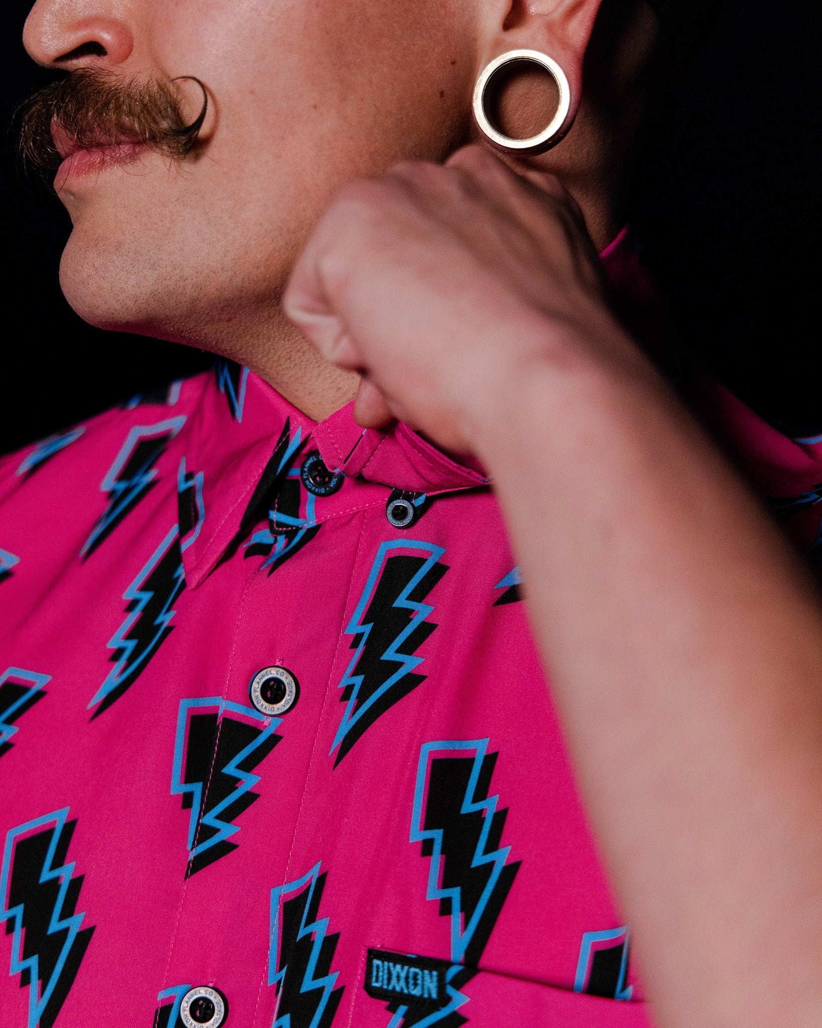 Voltage Party Shirt - Pink & Black