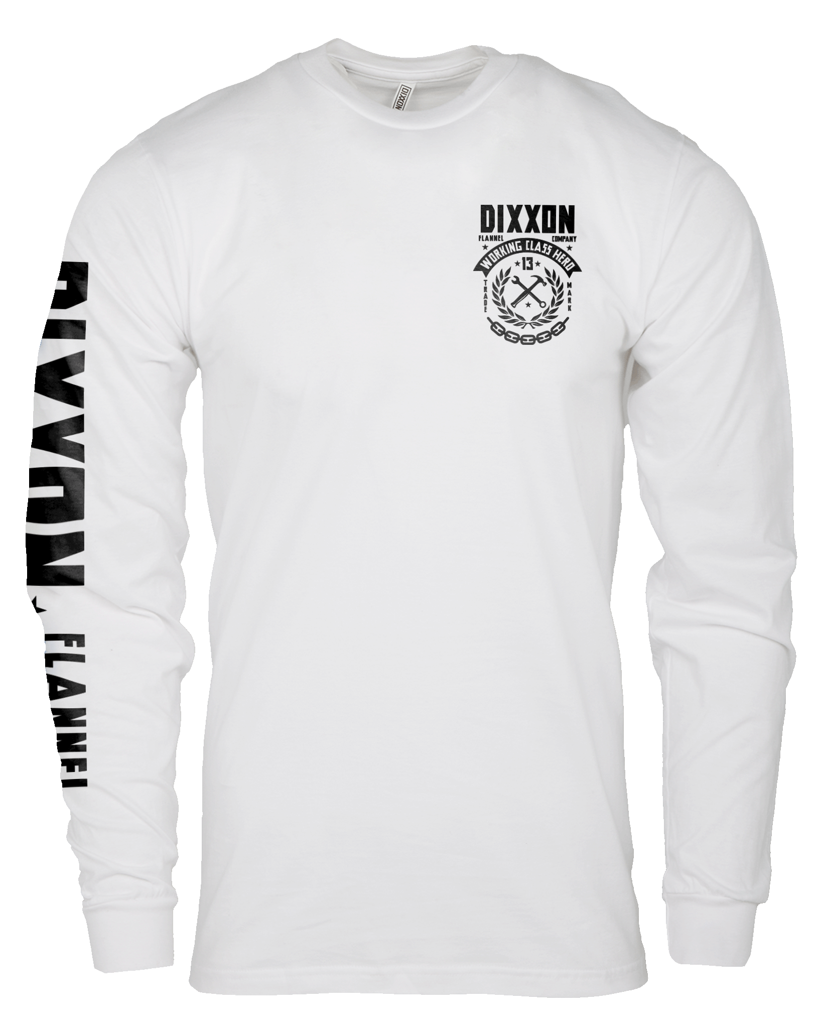 Weld Long Sleeve T-Shirt - White & Black