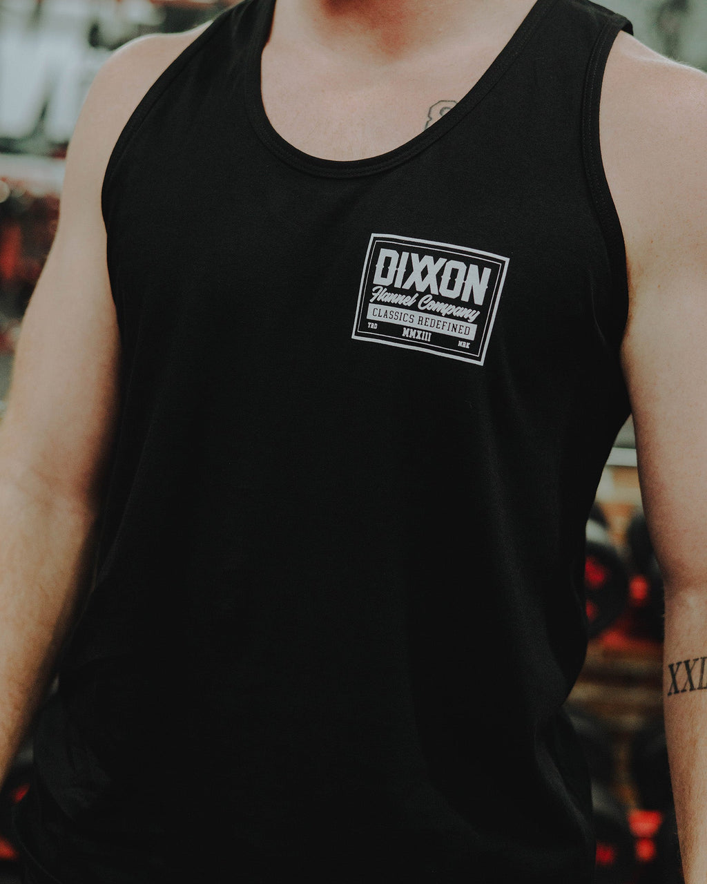 White Billboard Tank - Black