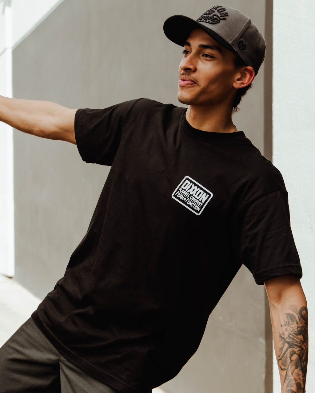 White Classic T-Shirt - Black