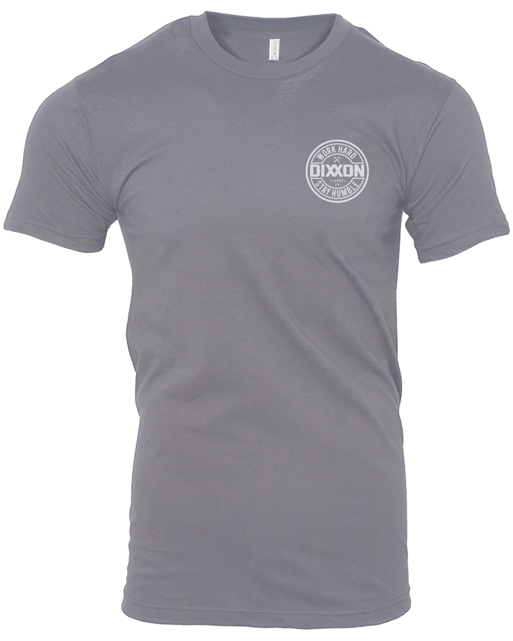 White Corpo T-Shirt - Charcoal