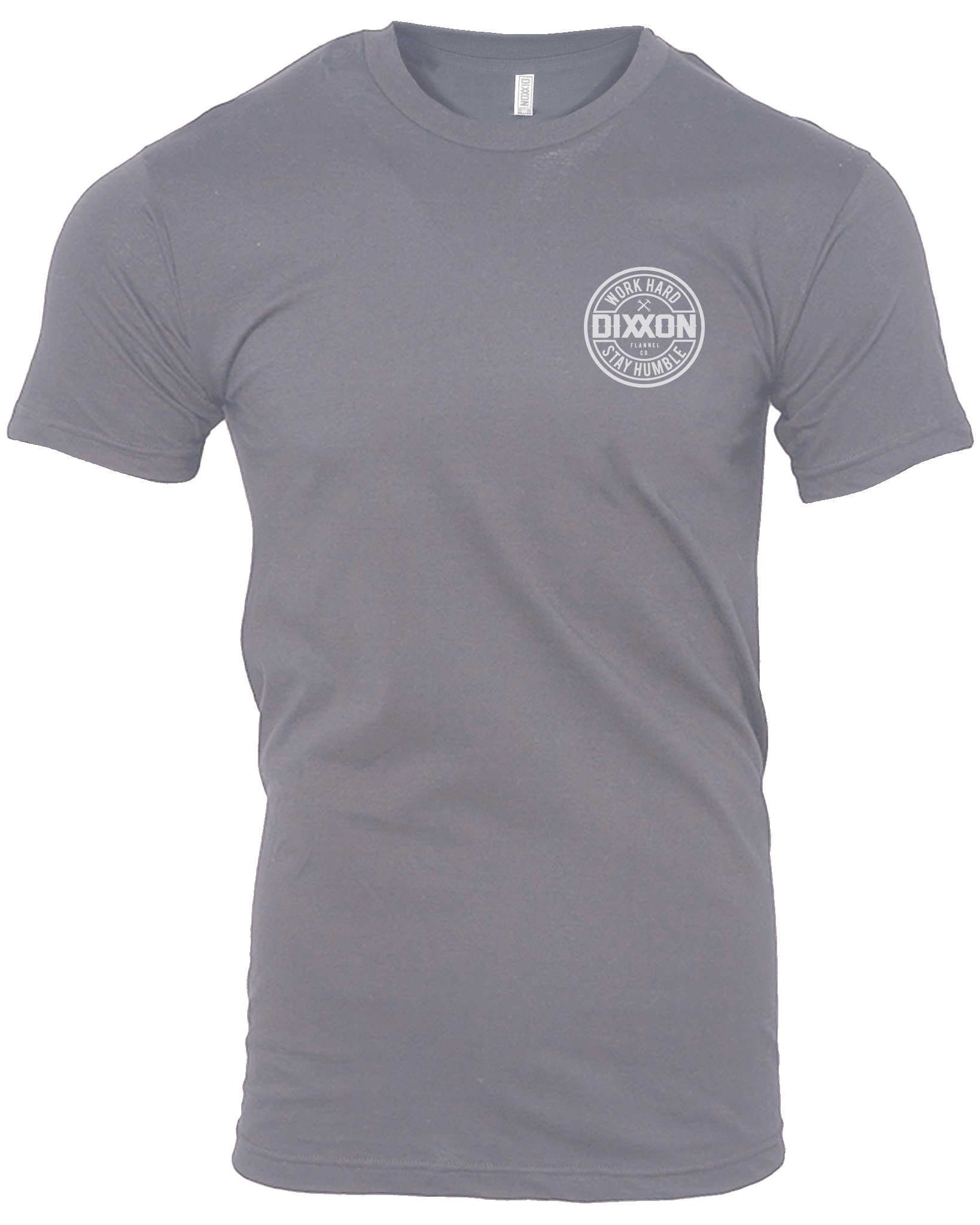 White Corpo T-Shirt - Charcoal