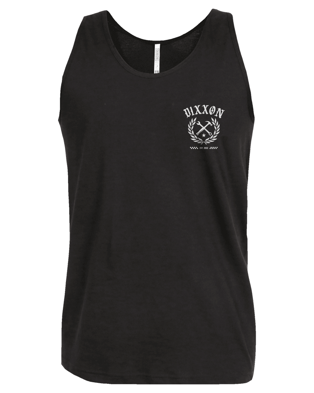 White Cruz Tank - Black