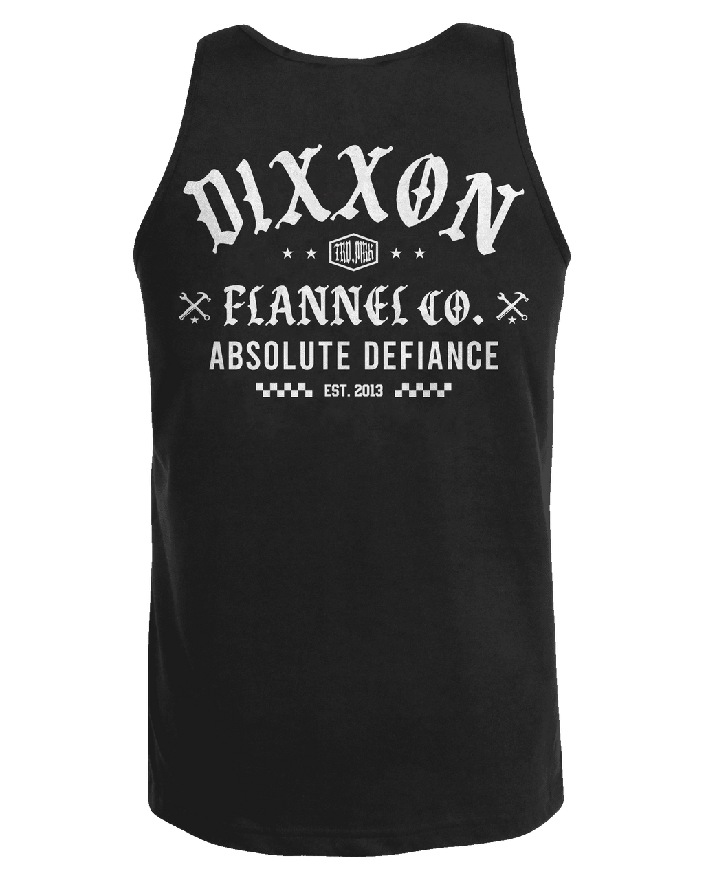 White Cruz Tank - Black